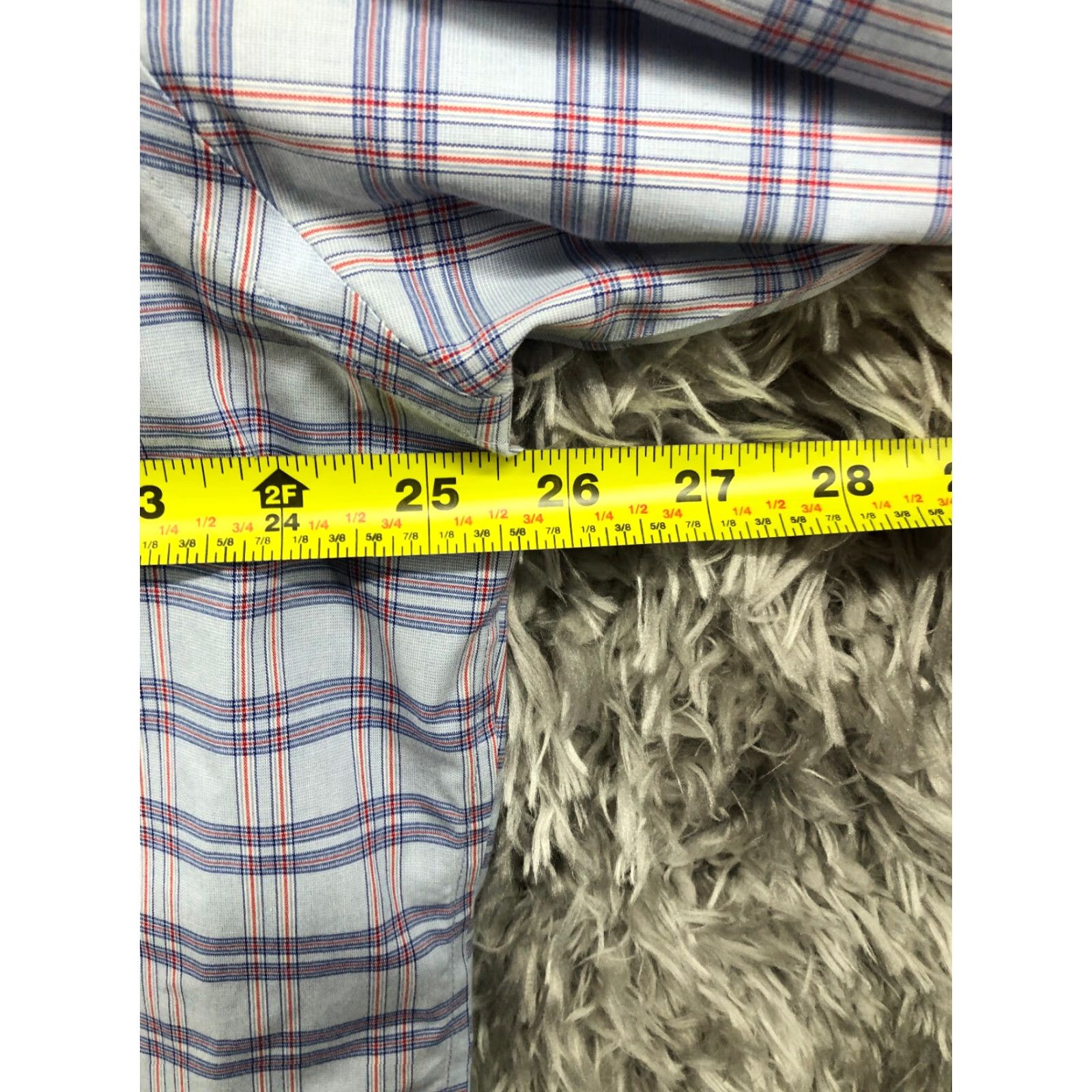 Nordstrom Nordstrom Shirt Mens 37 Multicolor Plaid Long Sleeve Button-Up Spread Collar Size 17.5 Regular Knit Polyester Casual Classic Modern Outdoor Mens Size US XXL / EU 58 / 5 - 6 Thumbnail