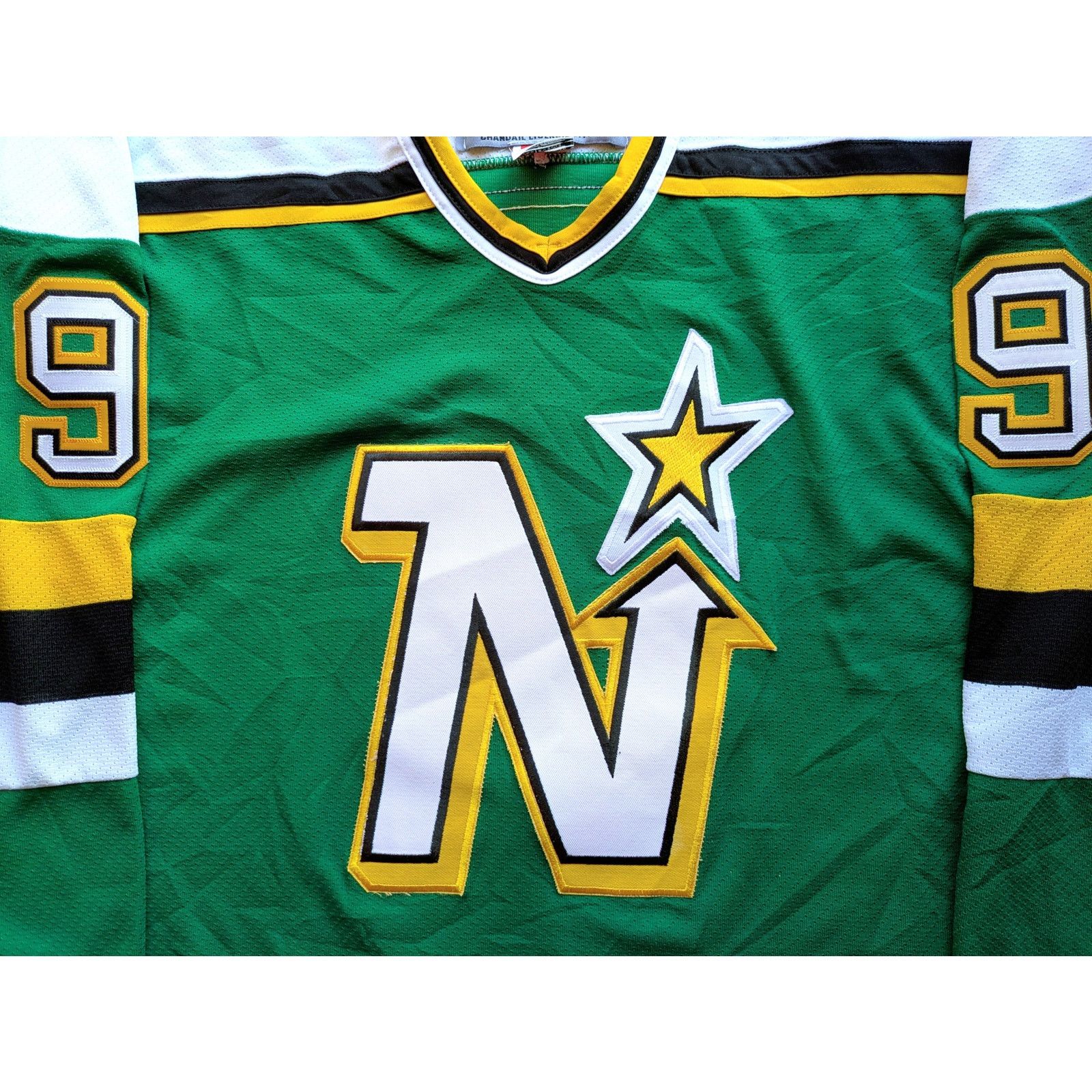 Ccm × NHL MODANO #9 Minnesota North Stars CCM Vintage XL green hockey Size US XL / EU 56 / 4 - 4 Thumbnail