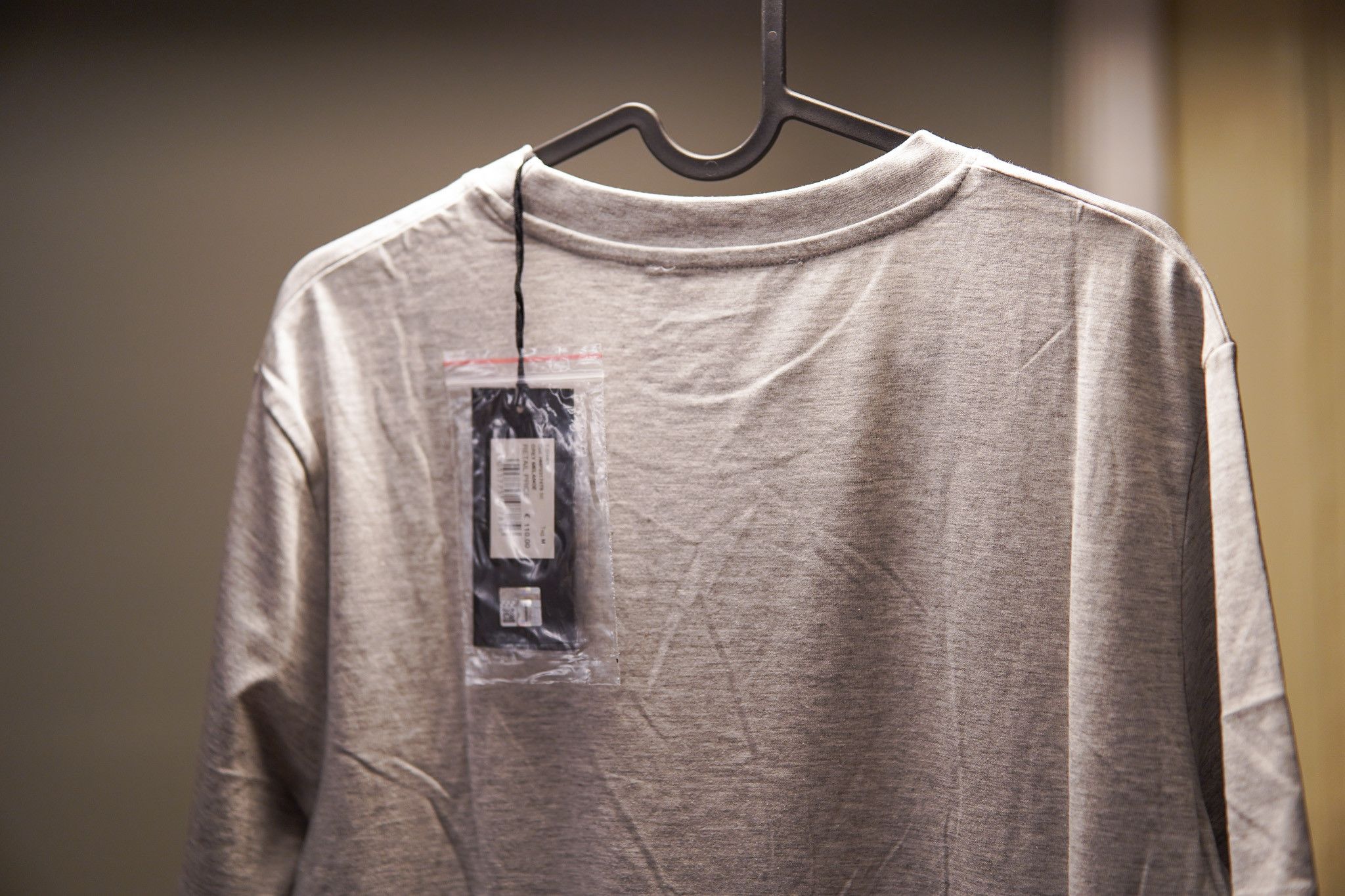 John Richmond John Richmond Grey T-Shirt with Green Embroidered Logo Size US M / EU 48-50 / 2 - 3 Thumbnail