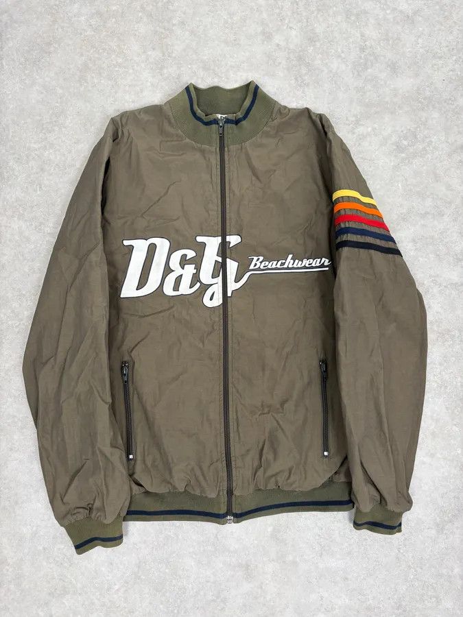 Dolce & Gabbana SS2006 Dolce & Gabbana Khaki Light Beach Nylon Jacket Size US S / EU 44-46 / 1 - 1 Thumbnail