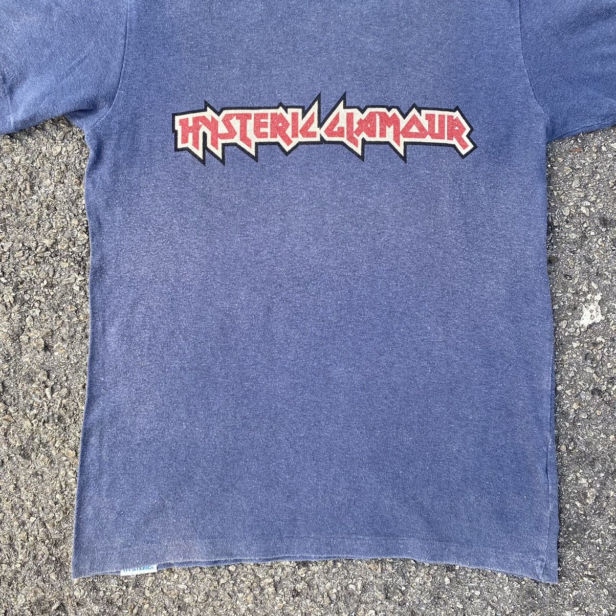 Hysteric Glamour Hysteric Glamour Vintage Blue Black Short Sleeve Tshirt Size US M / EU 48-50 / 2 - 6 Thumbnail