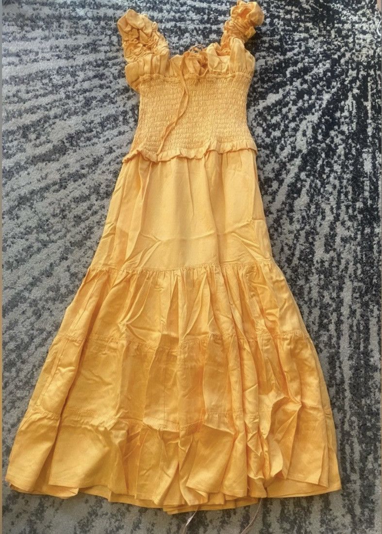 House of CB House of CB Phedra Ruffle Smocked Bodice Sundress Size M / US 6-8 / IT 42-44 - 3 Thumbnail