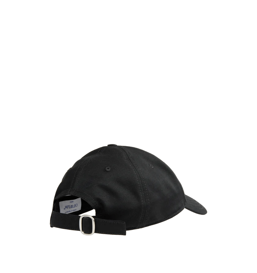 Off-White o1h1sh11224 Size: Medium/ Baseball Cap in Black/White Size ONE SIZE - 2 Thumbnail