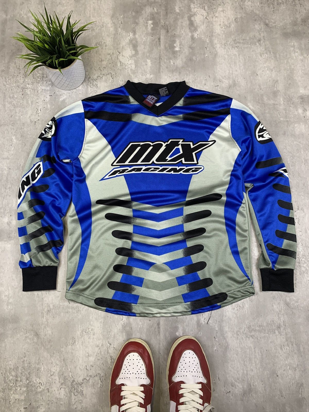 Vintage Motor Cross Racing Shirt All Over Print Size US S / EU 44-46 / 1 - 1 Thumbnail