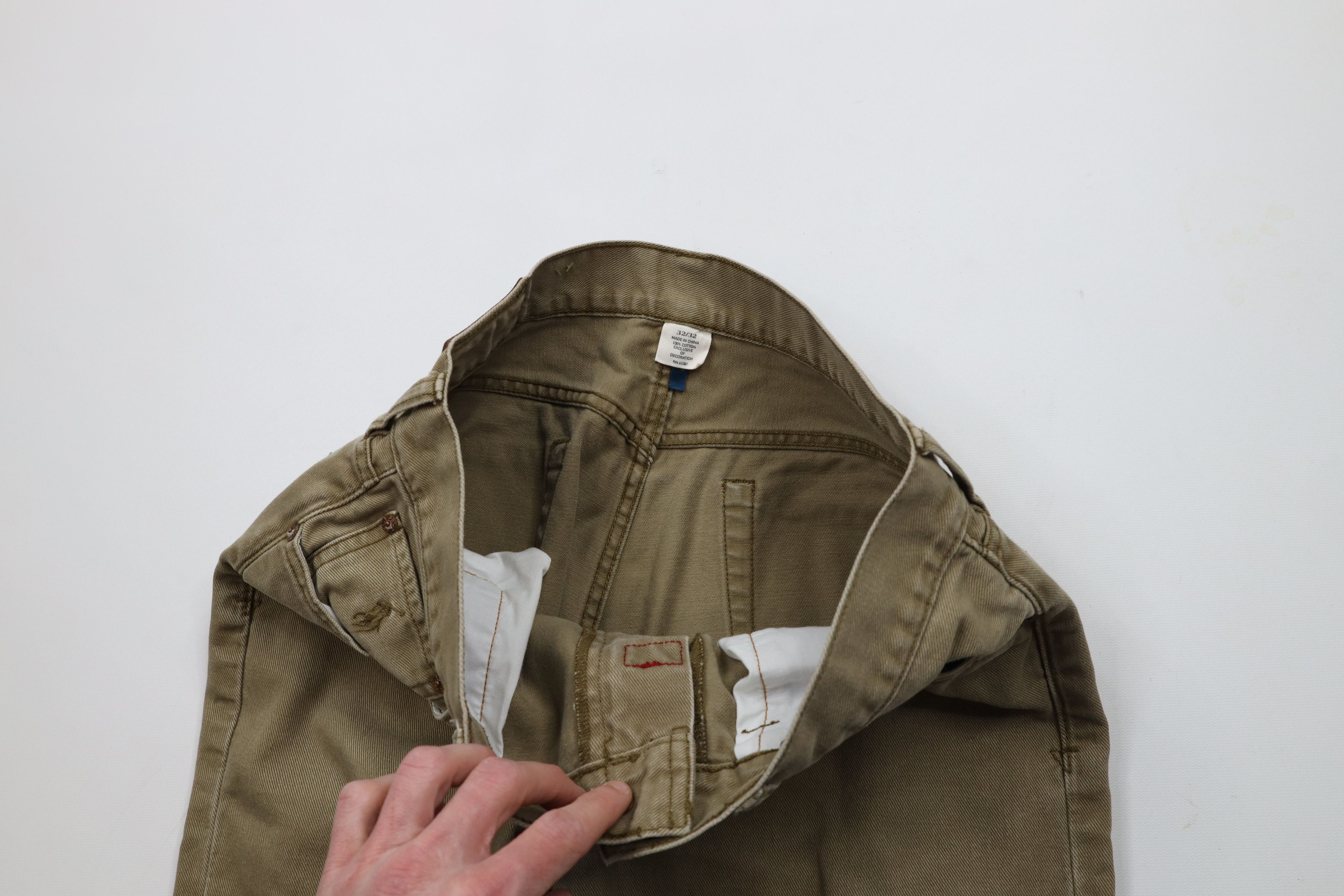 Ralph Lauren × Vintage Vintage Ralph Lauren Classic Fit Denim Jeans Green Cotton Size US 32 / EU 48 - 8 Thumbnail