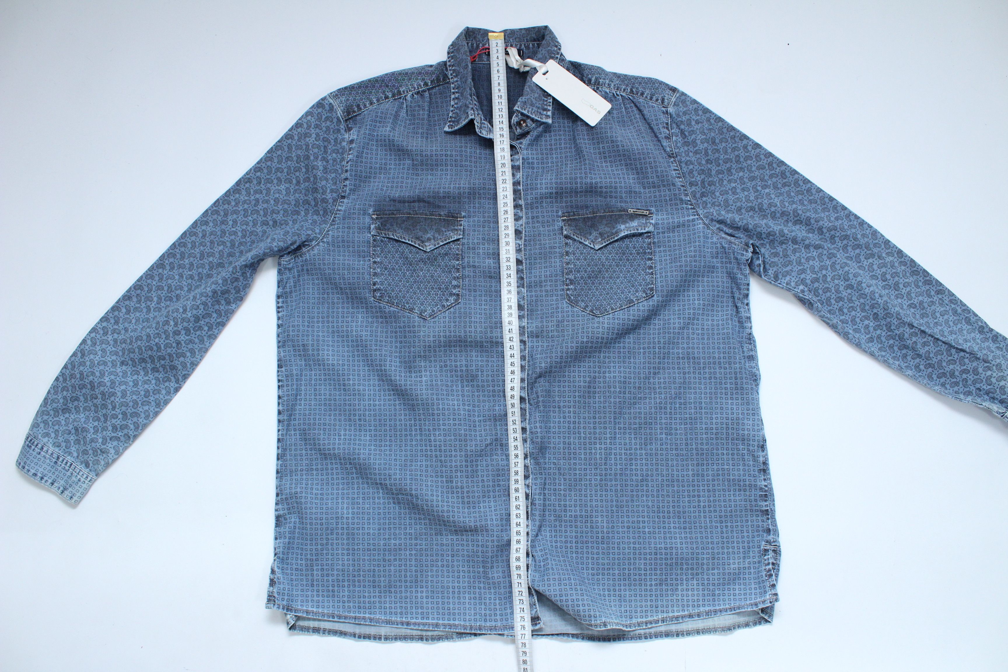 GAS Gas Shirt Mens Size L New Vintage Rare Size US M / EU 48-50 / 2 - 12 Thumbnail