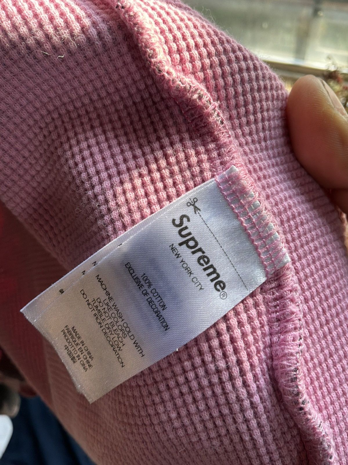 Supreme Supreme Hooded Zip Up Thermal Pink Camo Size US L / EU 52-54 / 3 - 7 Thumbnail
