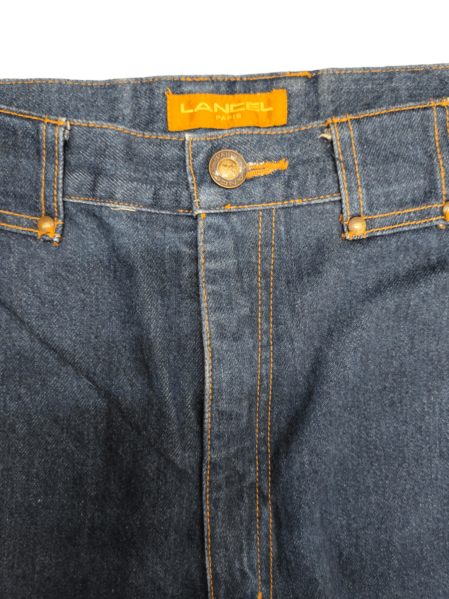 Lancel Baggy Jeans Lancel Paris Navajo native Design Denim Jeans Size US 34 / EU 50 - 17 Thumbnail