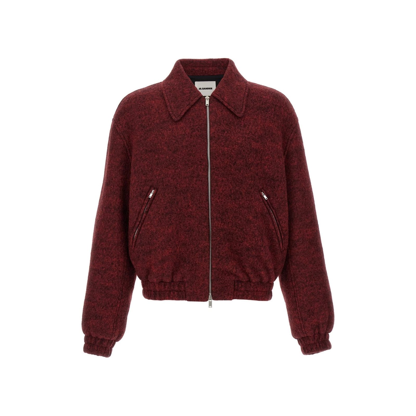 Jil Sander JIL SANDER Bordeaux Wool Bomber Jacket New & Authentic (Men' Size US XS / EU 42 / 0 - 1 Thumbnail