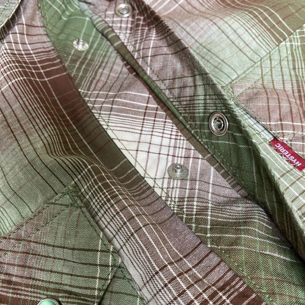 Hysteric Glamour 2000s Hysteric Glamour Green Brown Plaid Shirt Size US S / EU 44-46 / 1 - 9 Thumbnail