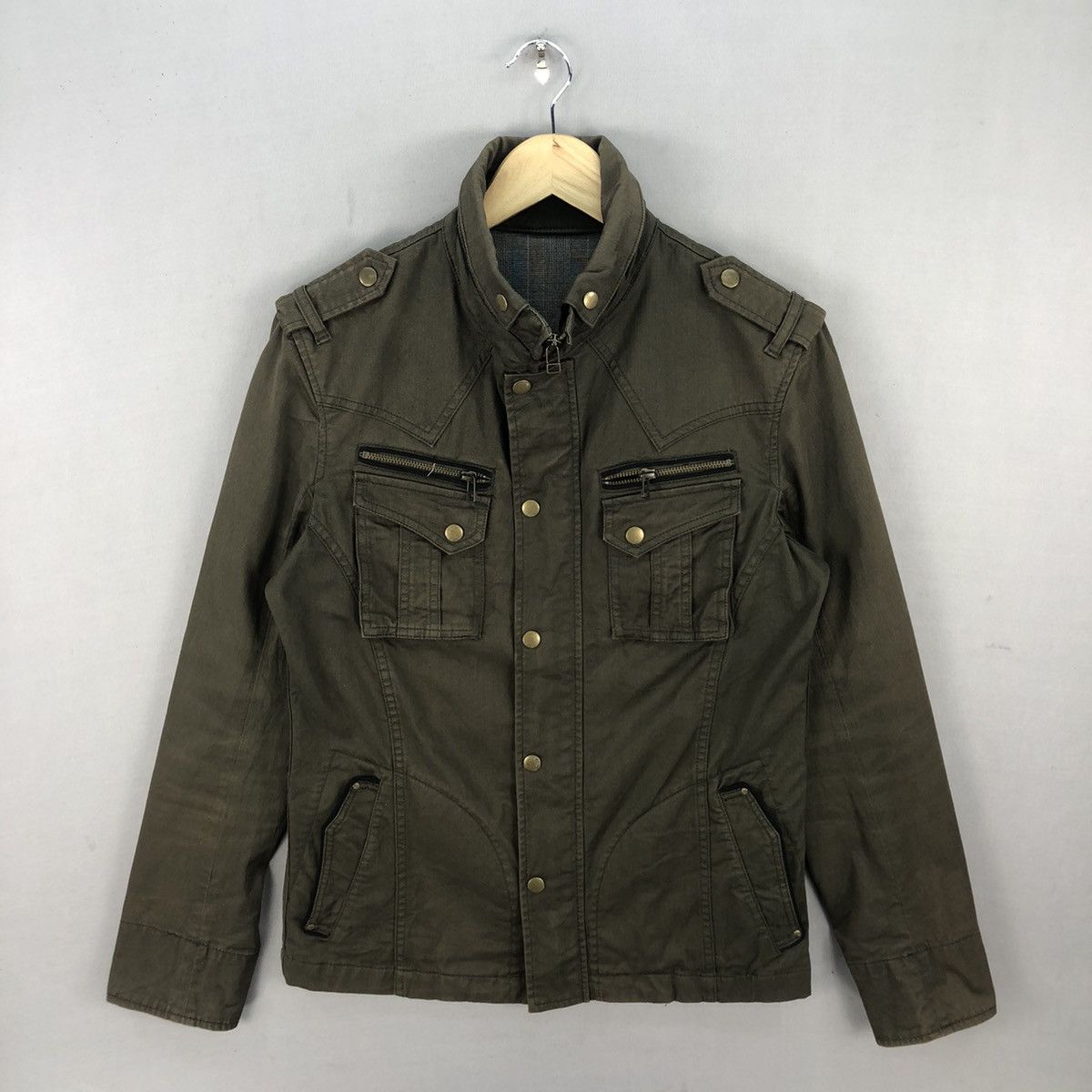 Michel Klein Vintage Michel Klein Army Tactical Jacket Size XS / US 0-2 / IT 36-38 - 1 Thumbnail