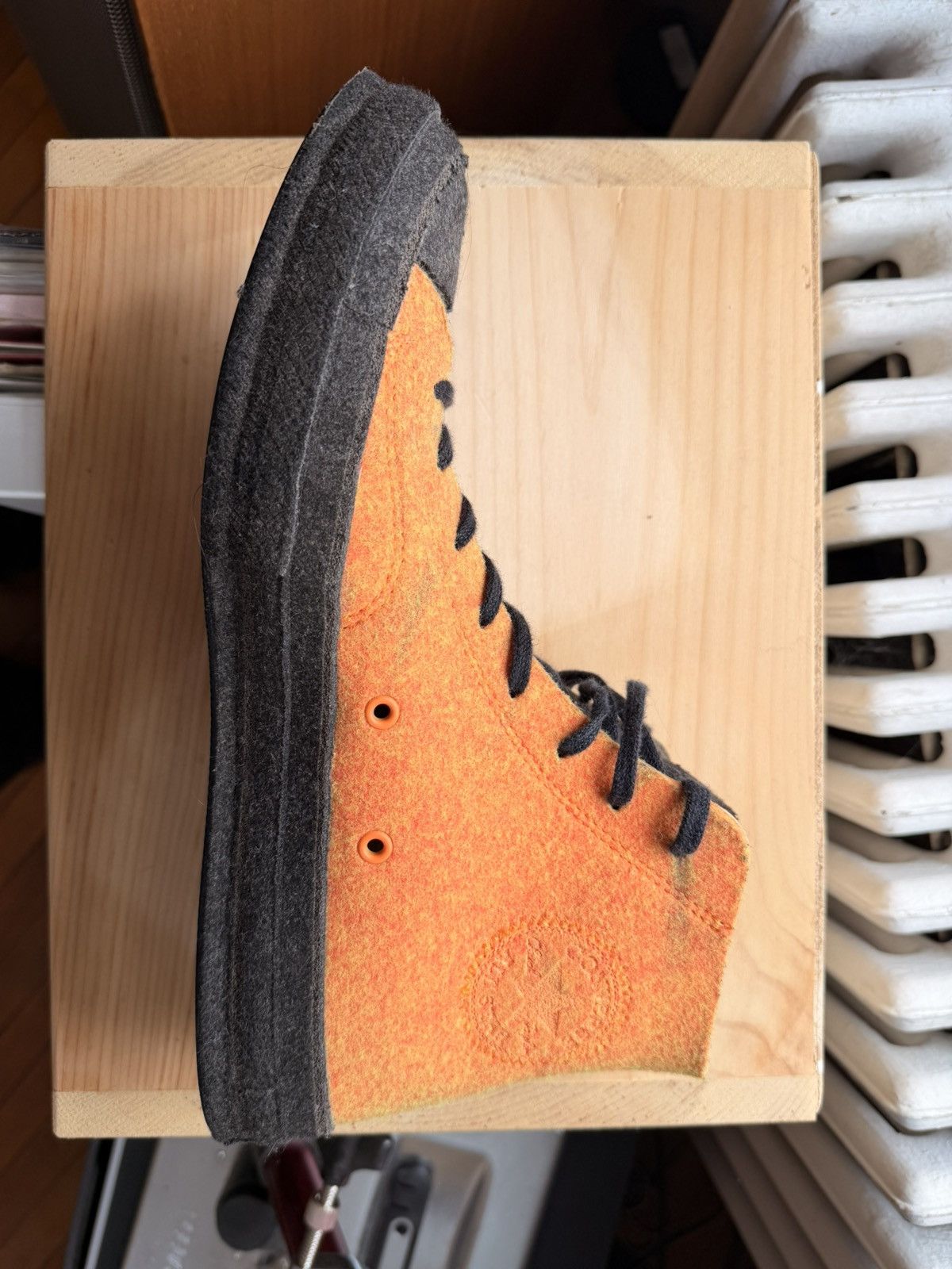 Converse × JW Anderson Converse X JW Anderson Felted Wool All Star 70 Hi Size US 10.5 / EU 43-44 - 3 Thumbnail