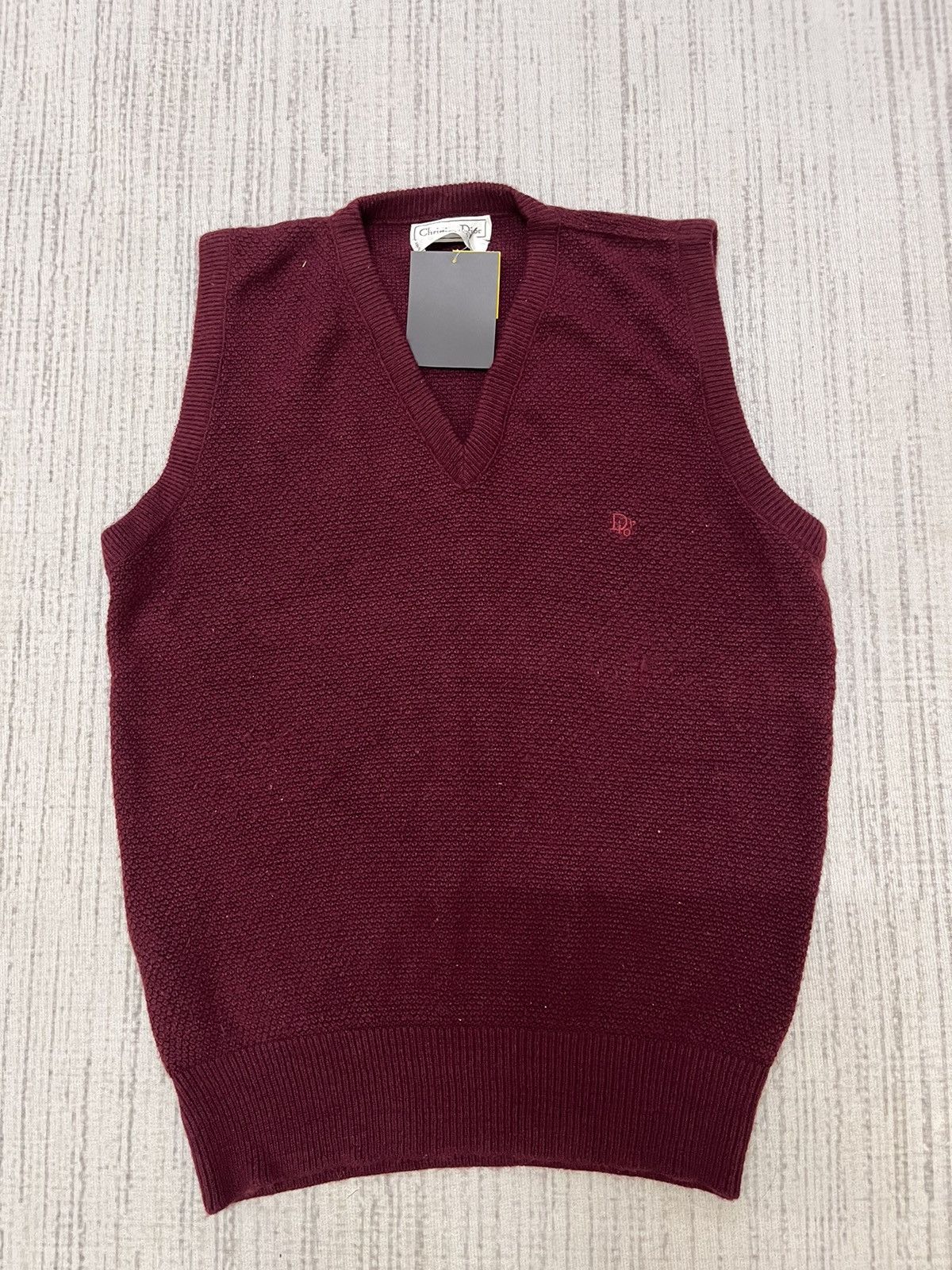 Vintage 90s dior knitwear vest