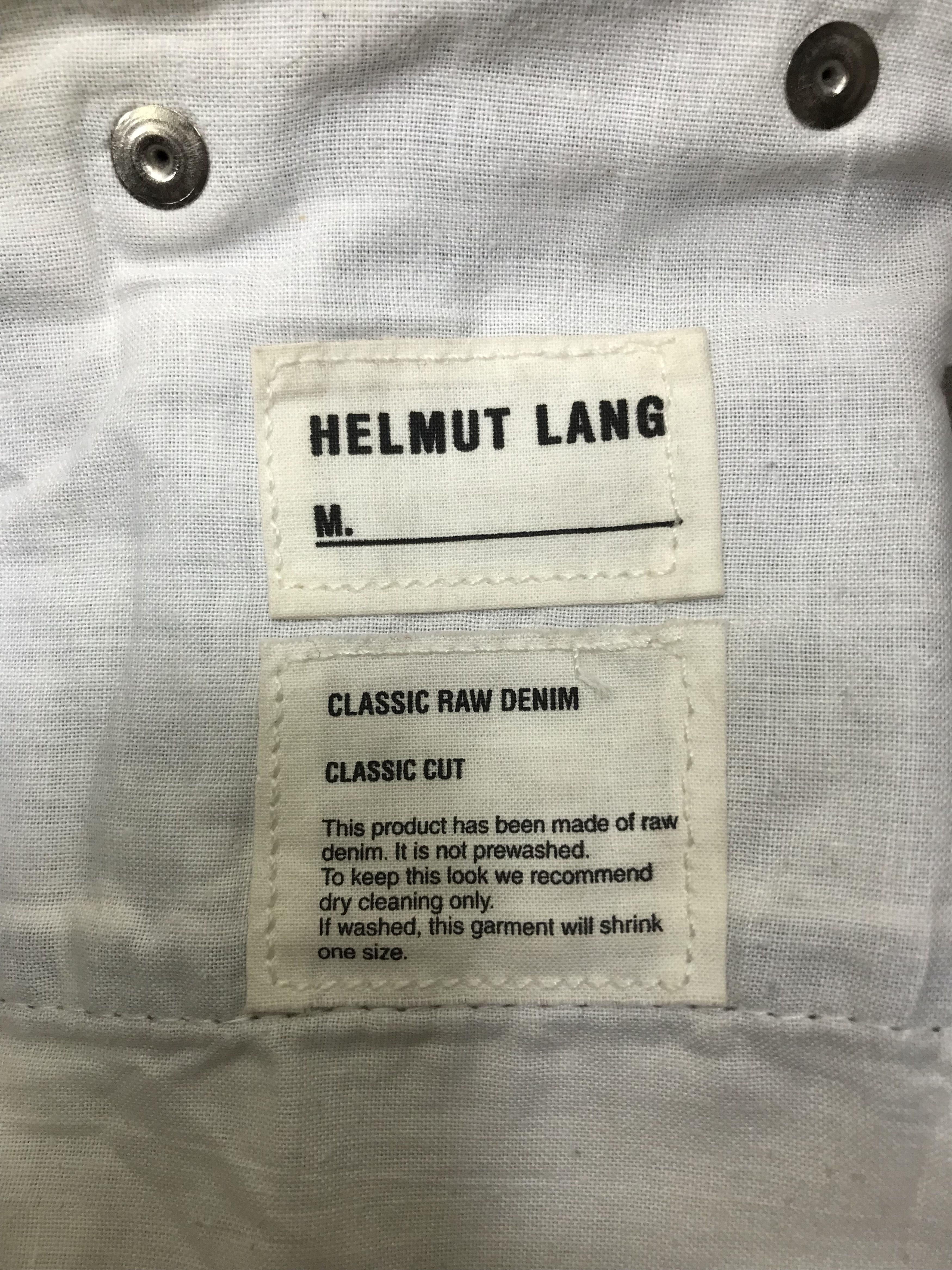 Helmut Lang Vintage Helmut Lang Classic Raw Denim Classic Cut Jeans Size US 30 / EU 46 - 13 Thumbnail