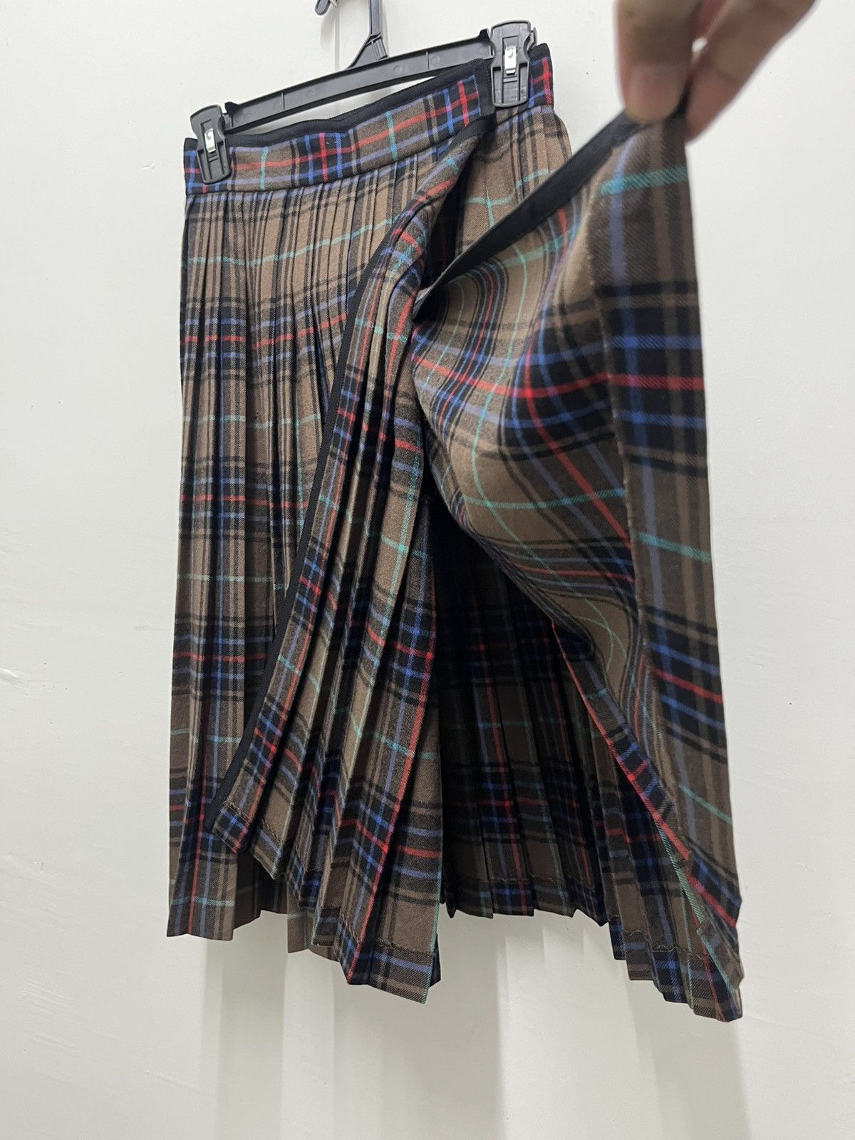 Yves Saint Laurent Vintage Yves Saint Laurent Paris YSL Wool Tartan Skirt Women Size 25" / US 0 / IT 36 - 4 Thumbnail