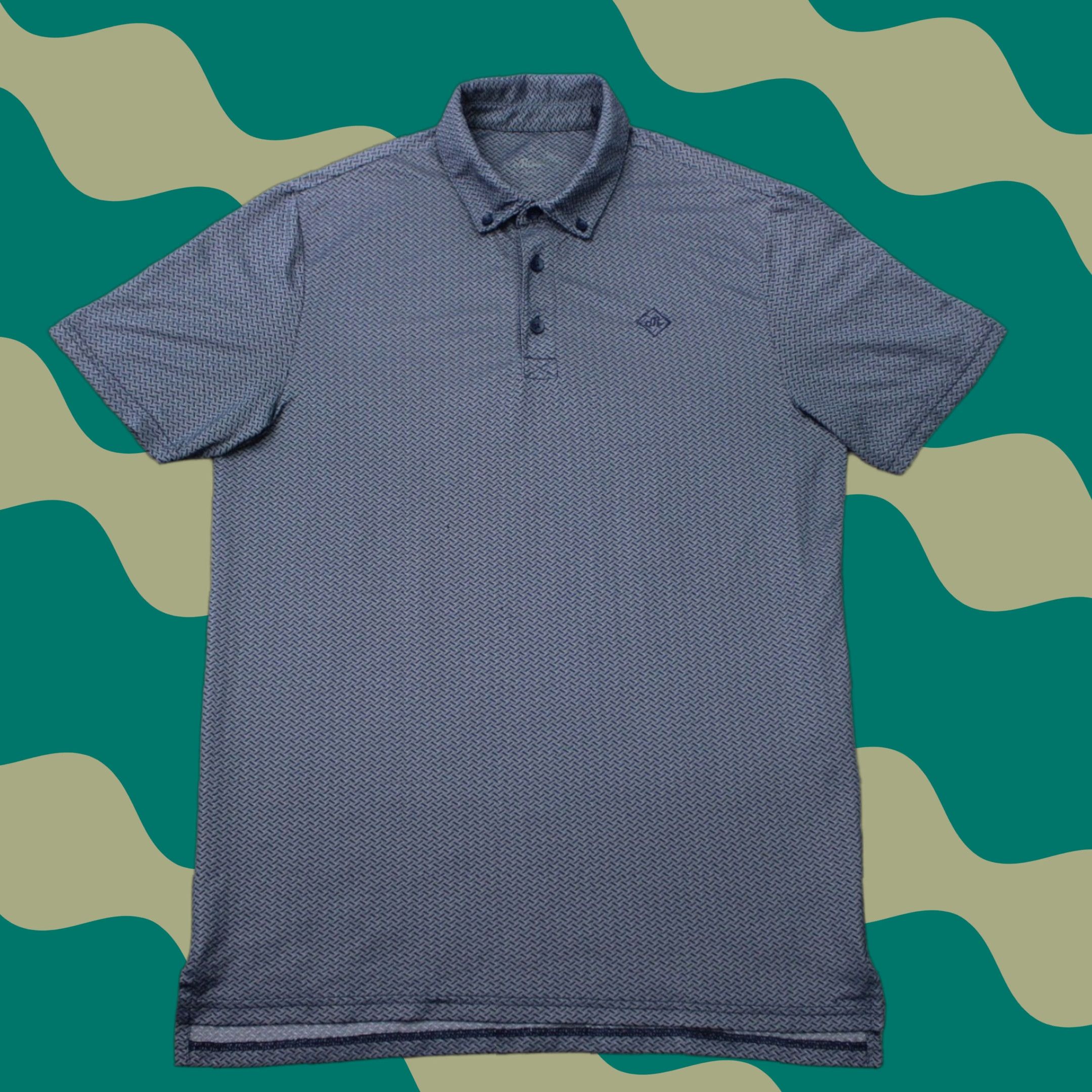Bonobos Bonobos Polo Shirt Men M Gray Polyester Stretch Short Sleeve Pullover Shirt Casual Regular Size M Logo Size US M / EU 48-50 / 2 - 1 Thumbnail