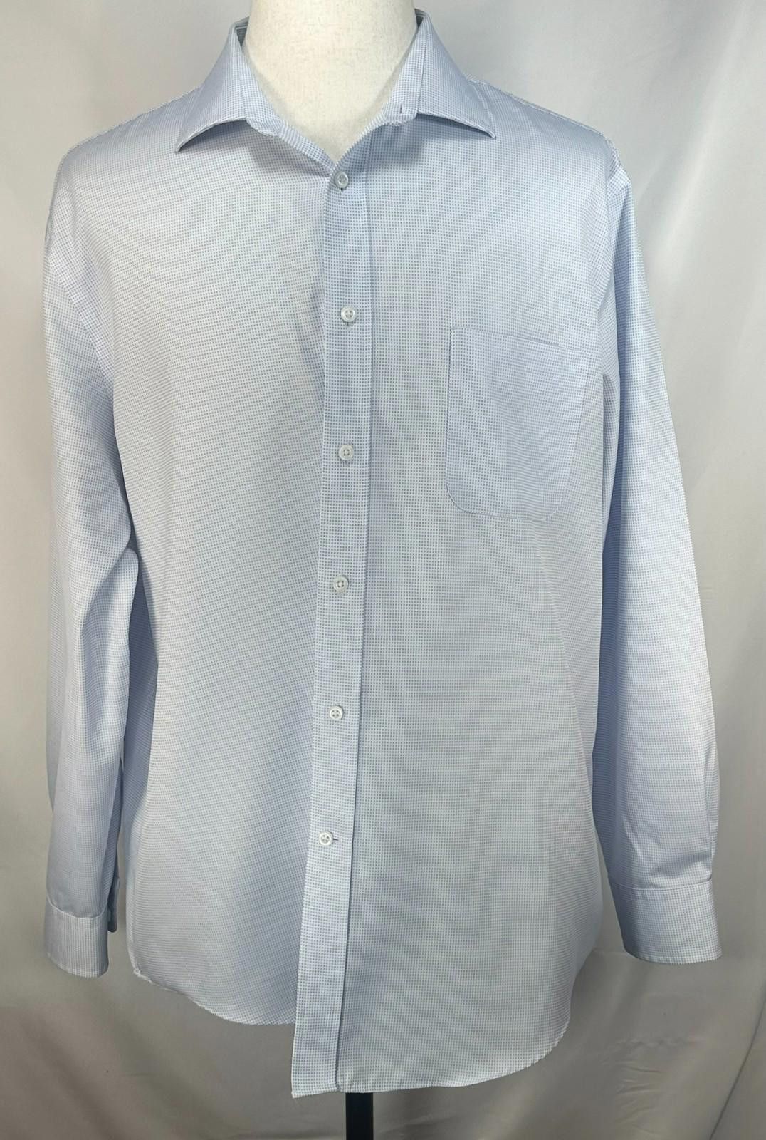Lauren Ralph Lauren Ralph Lauren Regular Non-Iron Checked Button Up Blue Mens XL Size US XL / EU 56 / 4 - 1 Thumbnail