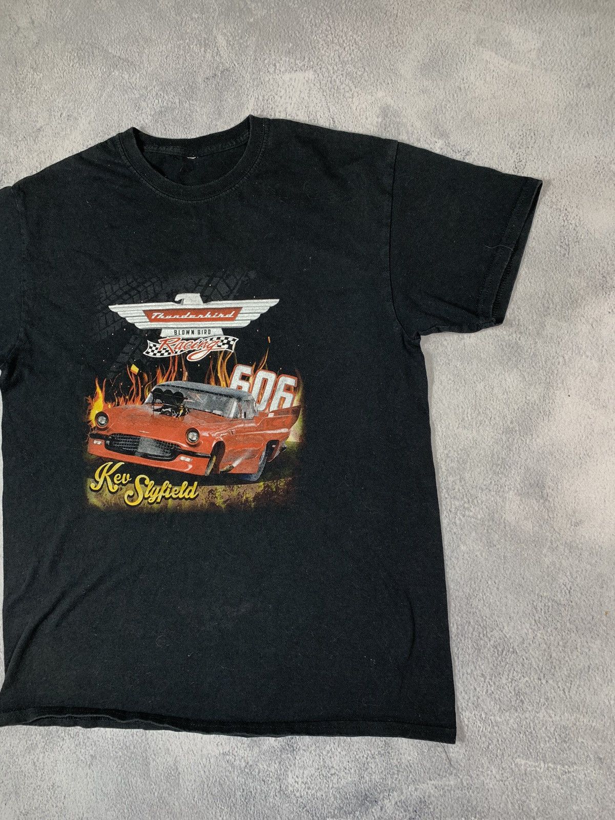 Vintage Vintage Y2K Thunderbird Racing big logo tee streetwear sizeM Size US M / EU 48-50 / 2 - 3 Thumbnail