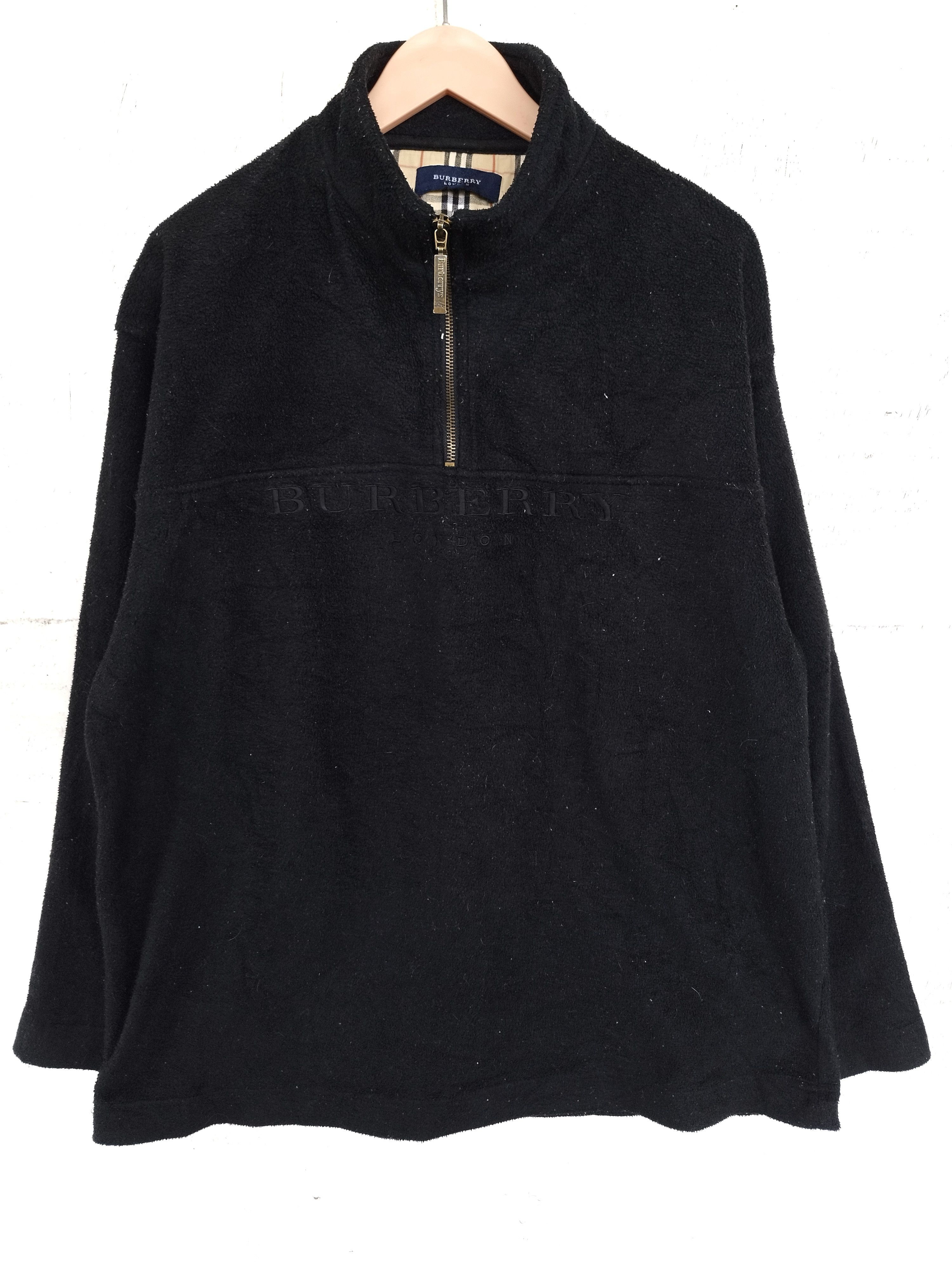 Burberry Burberry Half zipper Spell out sweater Size US L / EU 52-54 / 3 - 2 Thumbnail