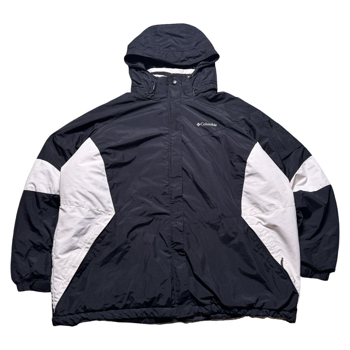 Columbia Columbia Women's Black White Full Zip Jacket Winter 2X Size XXL / US 16-18 / IT 52-54 - 1 Thumbnail