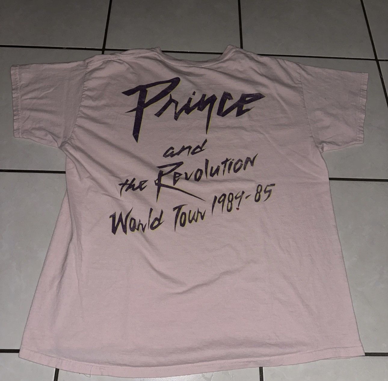 Prince RARE!!! Prince And The Revolution: Purple Rain Tour 1984-85. Size US L / EU 52-54 / 3 - 3 Thumbnail