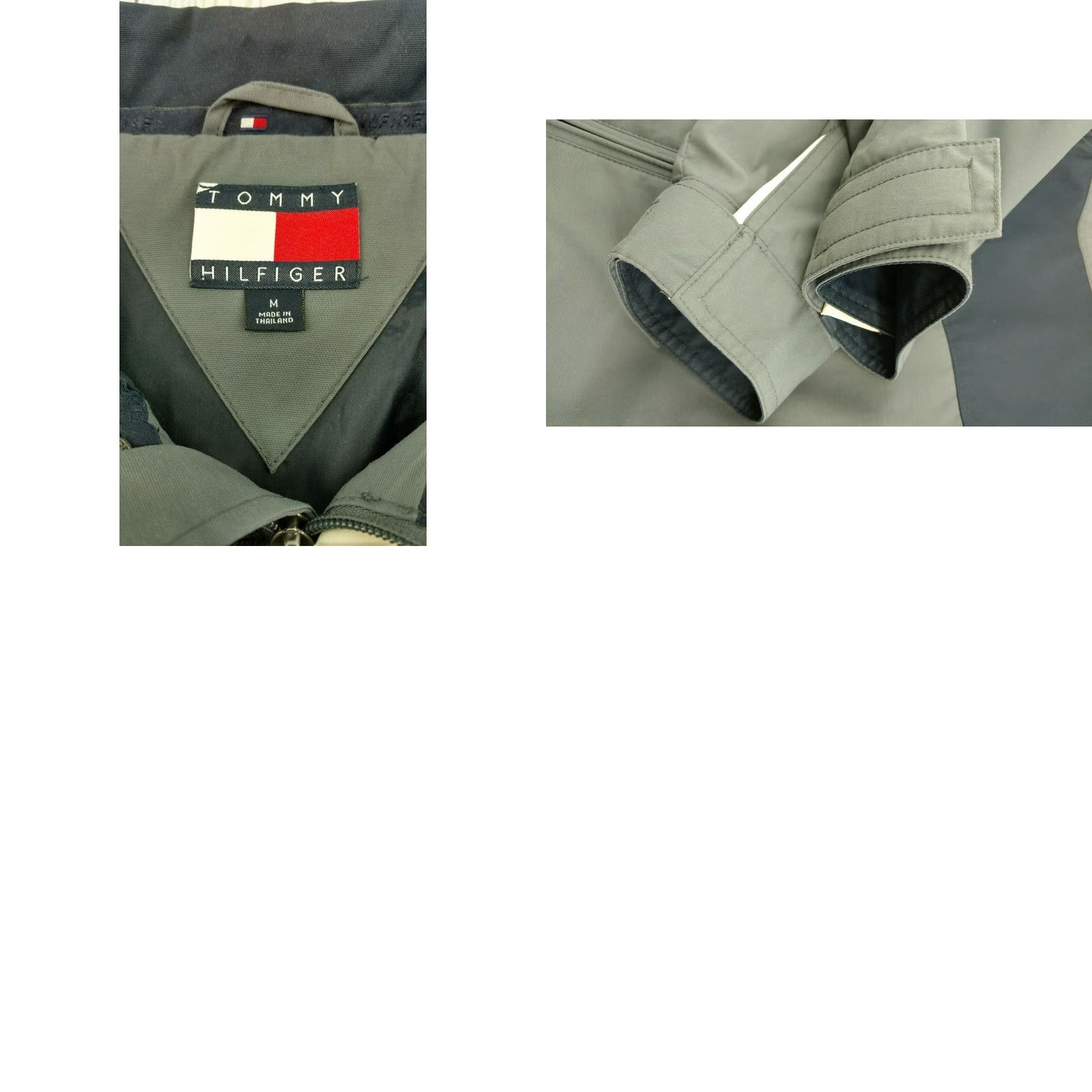 Tommy Hilfiger Tommy Hilfiger Jacket Medium Mens Full Zip Button Gray Blue White Size US M / EU 48-50 / 2 - 8 Thumbnail