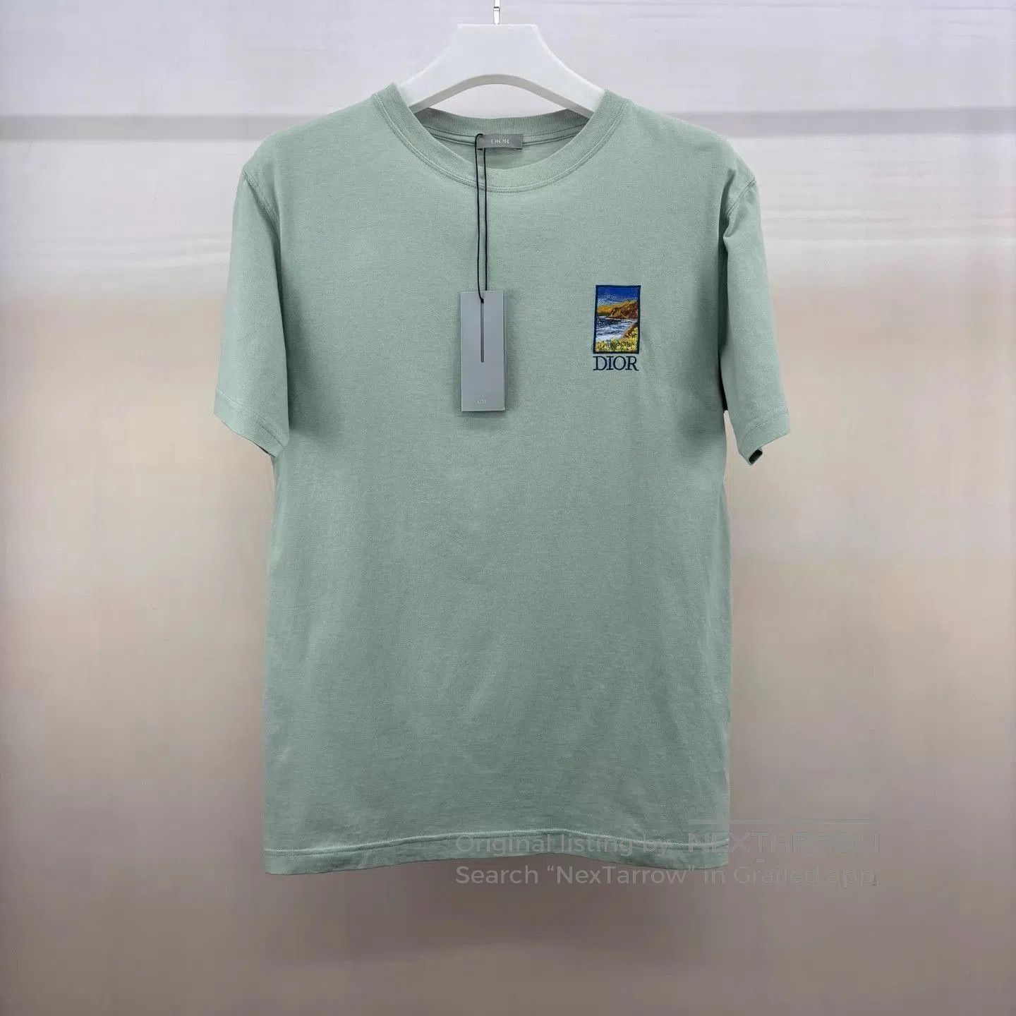 Dior Green Short-Sleeve Graphic T-Shirt. Size US S / EU 44-46 / 1 - 1 Thumbnail
