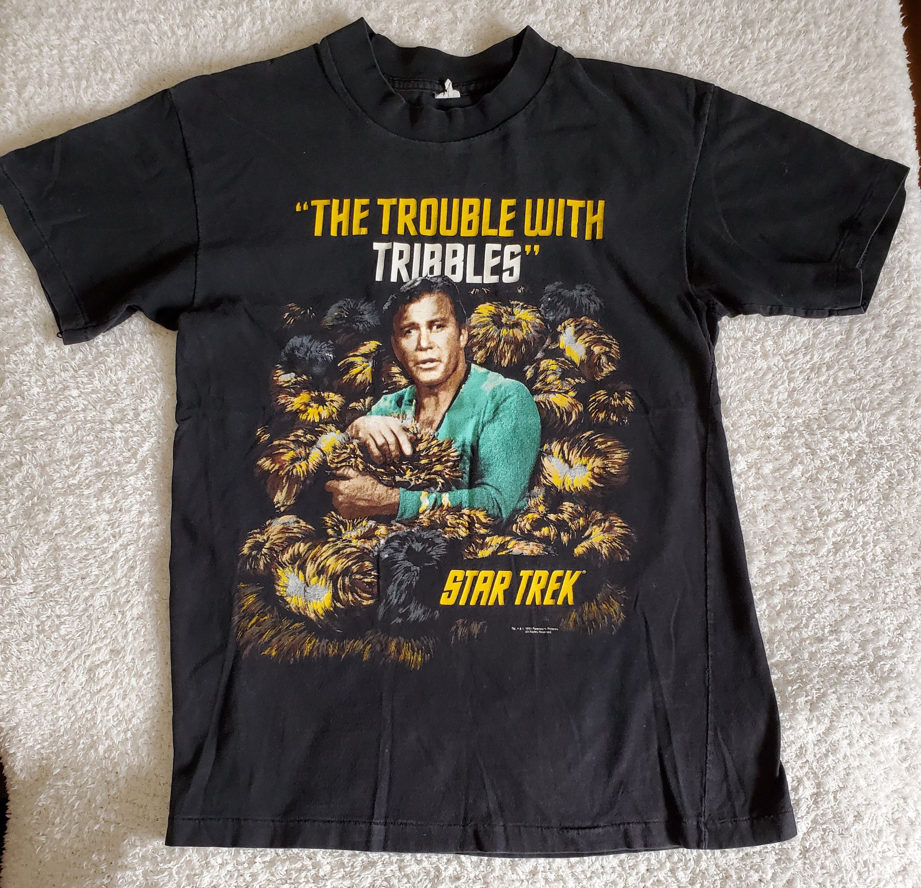Vintage Star Trek the trouble with Tribbles captain kirk vintage Size US S / EU 44-46 / 1 - 1 Thumbnail