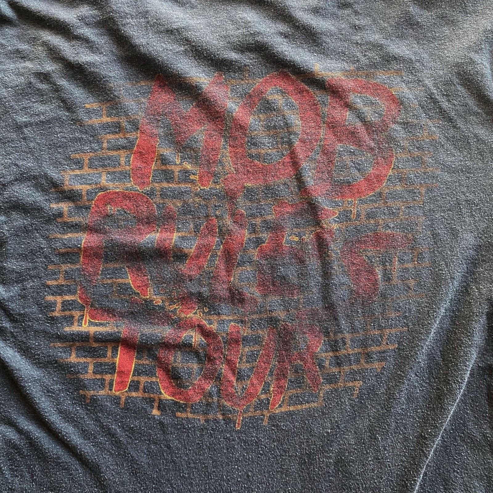 Band Tees × Hanes Vintage 80s Black Sabbath Mob Rules Tour Ozzy Osbourne Shirt Size US L / EU 52-54 / 3 - 6 Thumbnail
