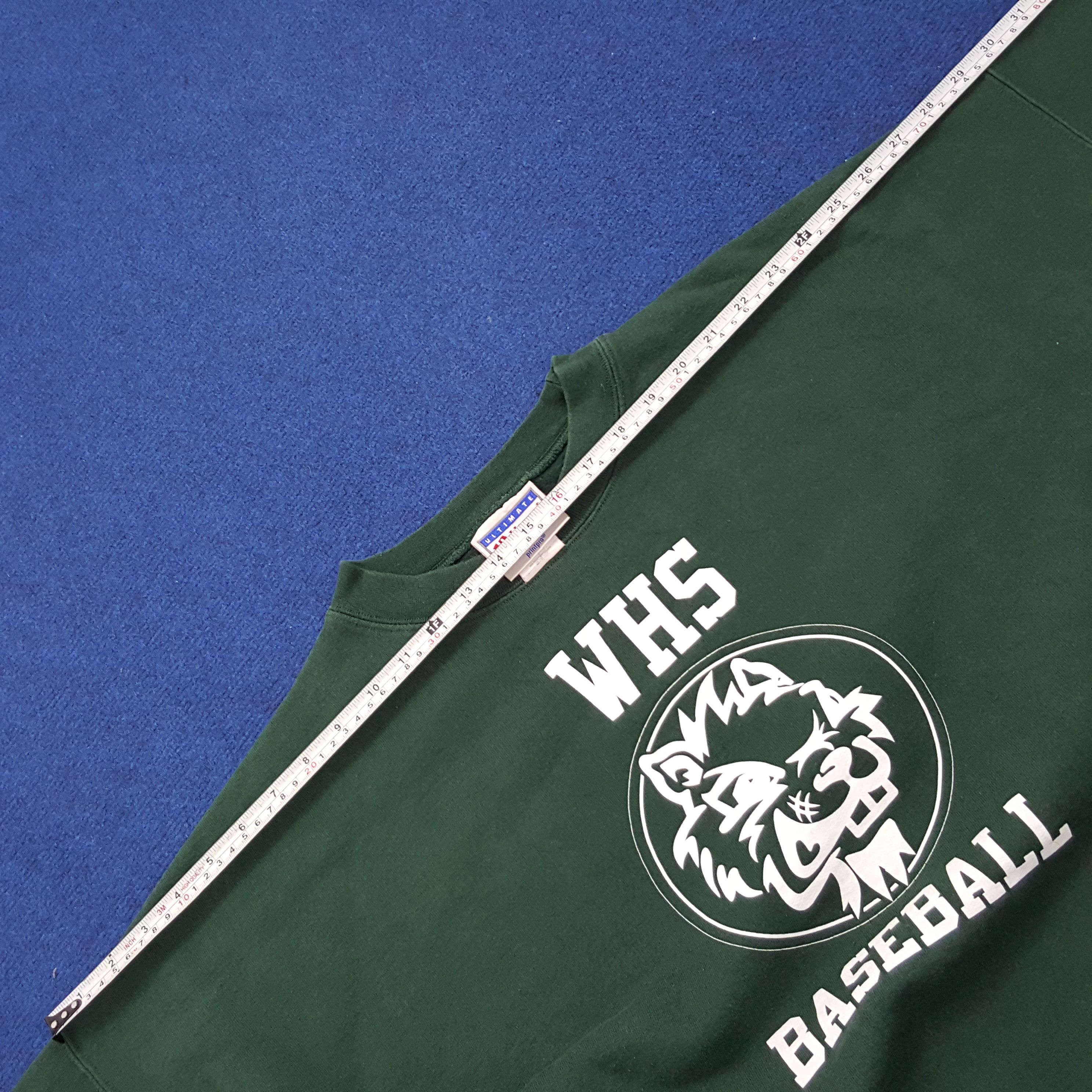 MLB × Vintage Vintage WHS Washington Baseball MBL Sports Sweatshirt Size US XXL / EU 58 / 5 - 9 Thumbnail
