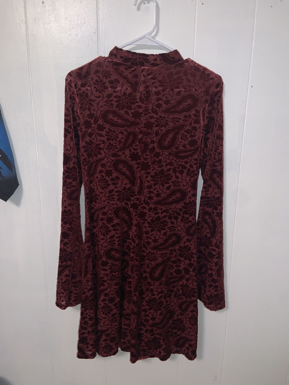 Old Navy Womens - Long Sleeve Velour Mini Dress - Size Medium Size M / US 6-8 / IT 42-44 - 6 Thumbnail