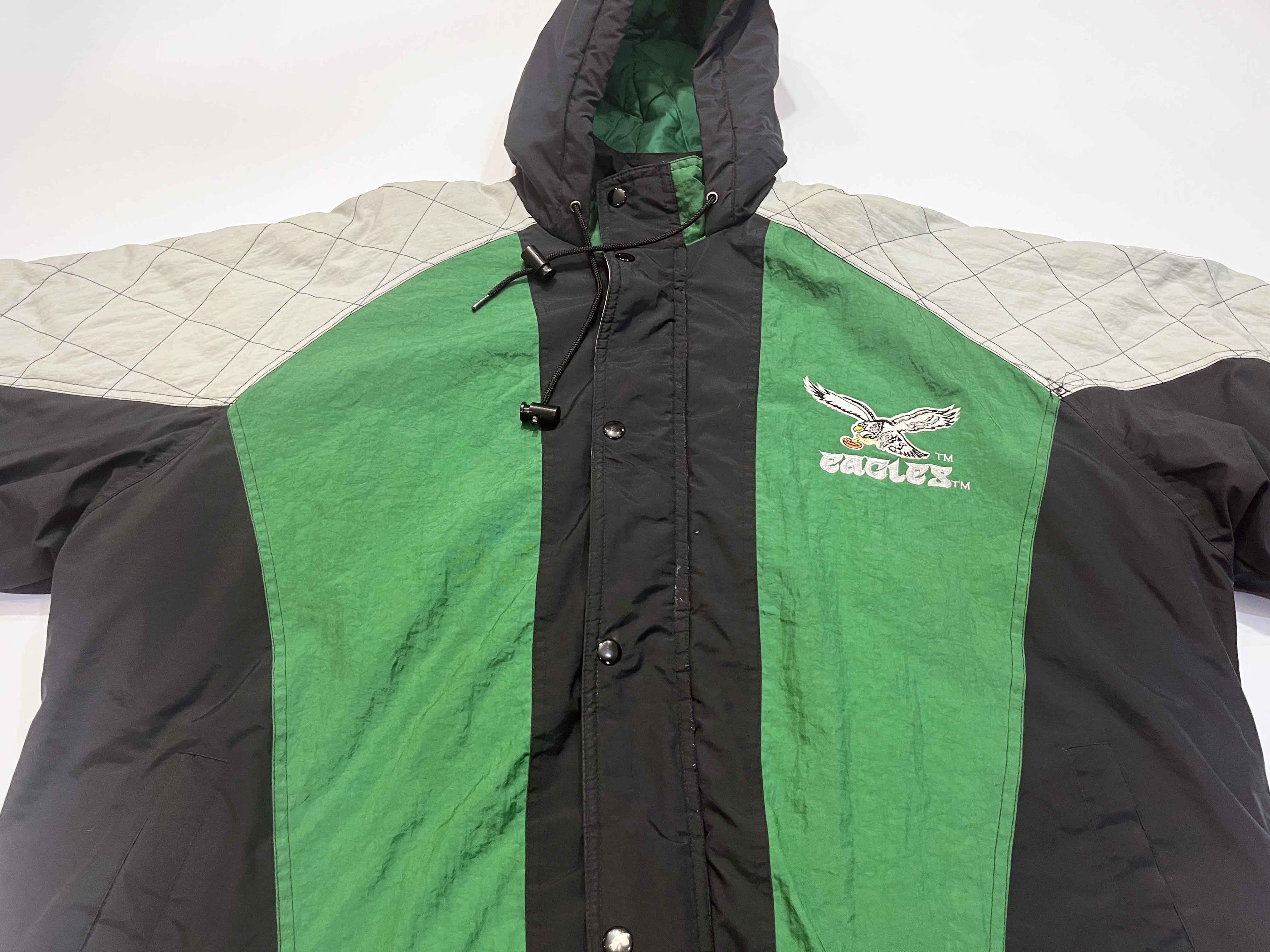 Starter Vtg Starter NFL Philadelphia Eagles Full Zip Puffer Jacket Size US XL / EU 56 / 4 - 3 Thumbnail