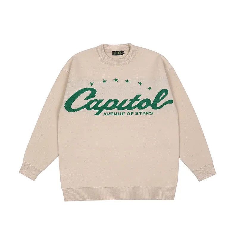 Japanese Brand Graphic Stars Sweater Pullover Harajuku Y2k style Size US L / EU 52-54 / 3 - 1 Thumbnail