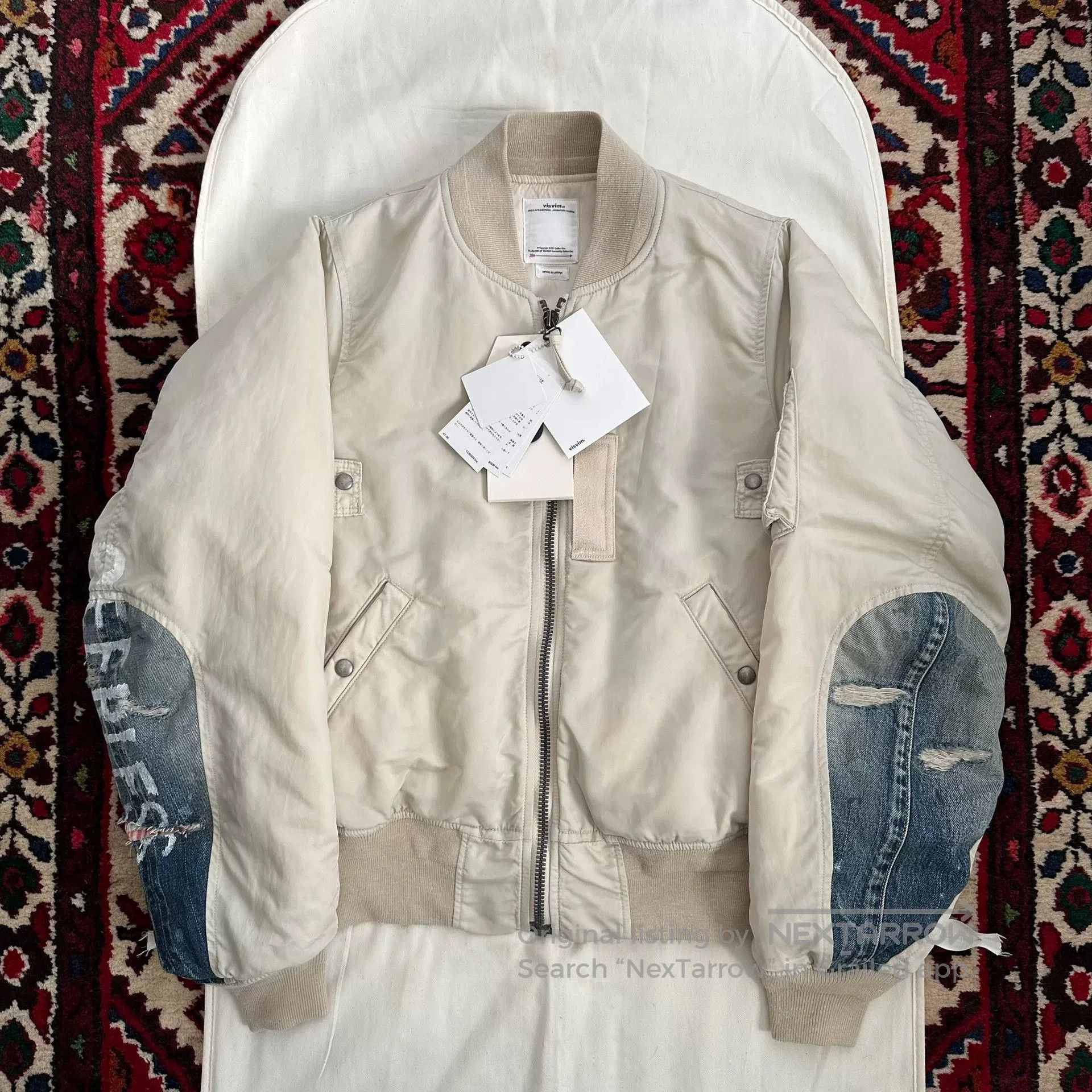 Visvim visvim thorson ma1 jacket in beige. Size US S / EU 44-46 / 1 - 4 Thumbnail