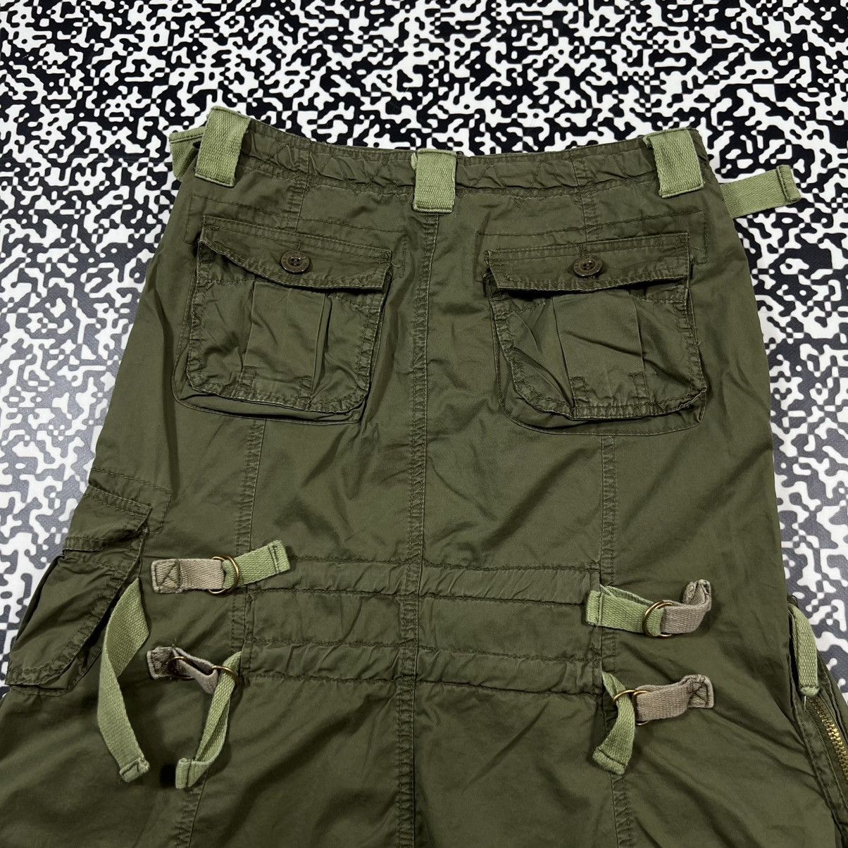 Abercrombie & Fitch Vintage Y2K Abercrombie Fitch Cargo Utility Style Skirt Size 26" / US 2 / IT 38 - 11 Thumbnail