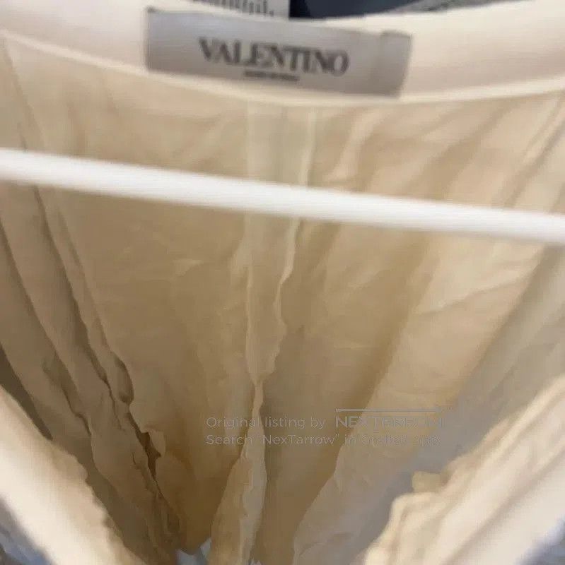 Valentino Valentino Cream Silk Casual Pants . Size 22" - 4 Thumbnail