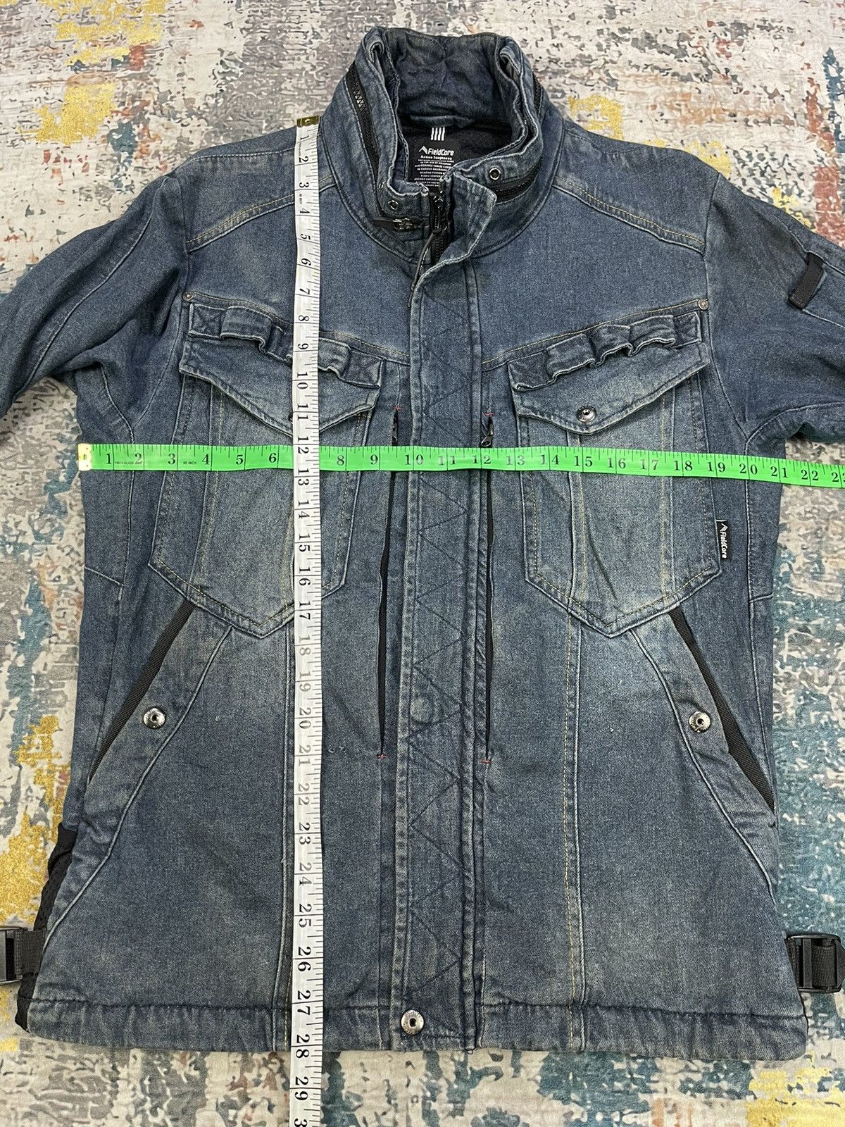 Japanese Brand Fieldcore Active Toughness Denim Work Jackets Size US M / EU 48-50 / 2 - 8 Thumbnail