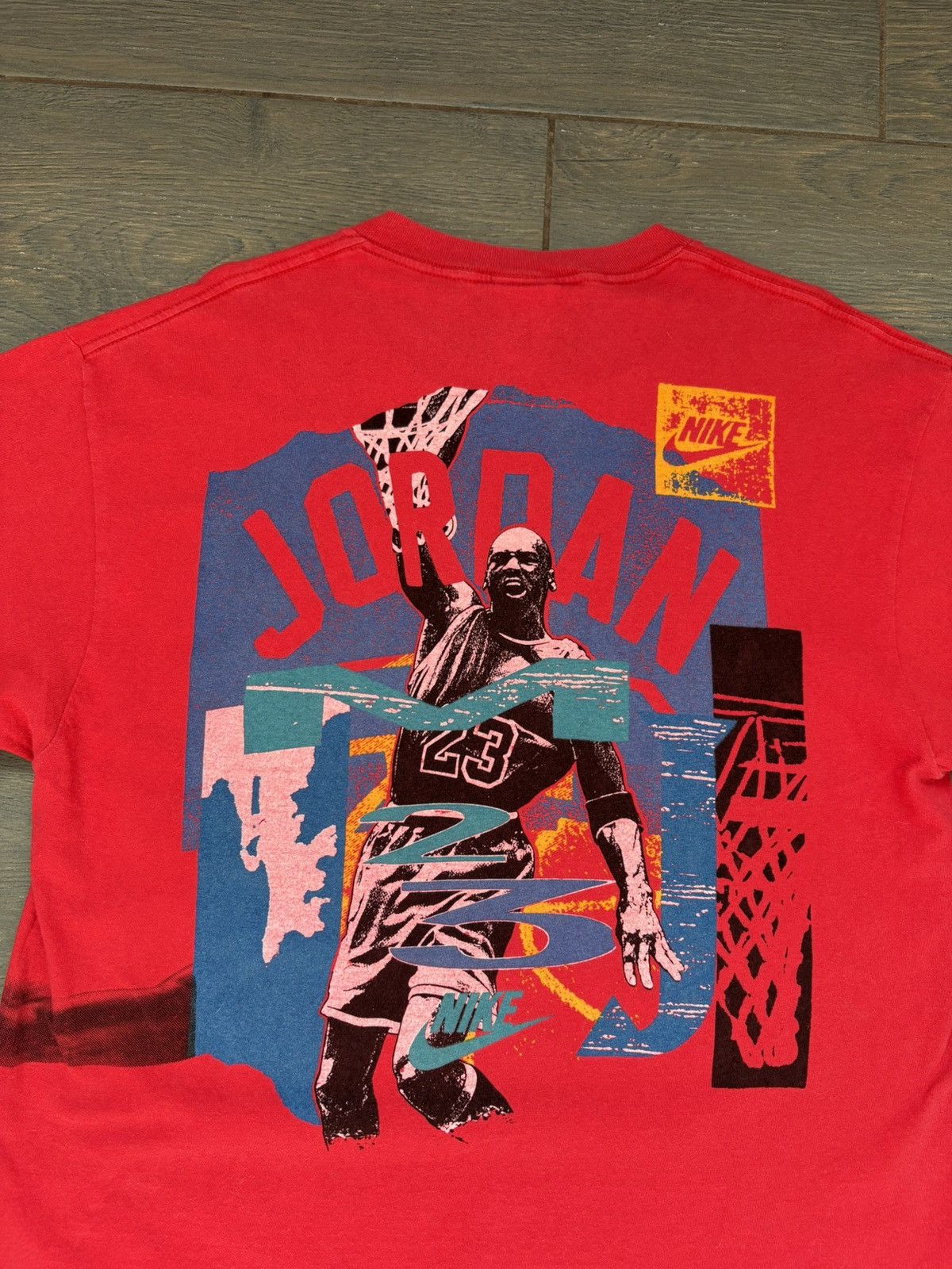 Nike Nike Jordan 23 Single Stitch Double Sided Made in USA TShirt Size US L / EU 52-54 / 3 - 11 Thumbnail