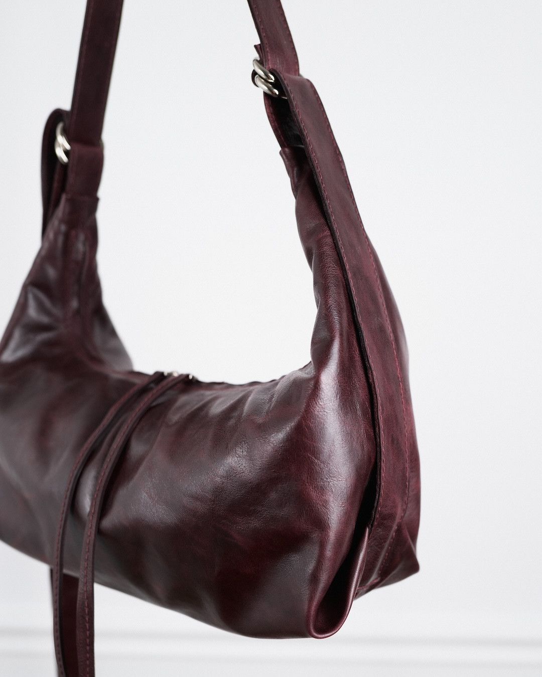 Other NKTRMNV BURGUNDY ARIA MINI CALF SKIN BAG Size ONE SIZE - 9 Thumbnail