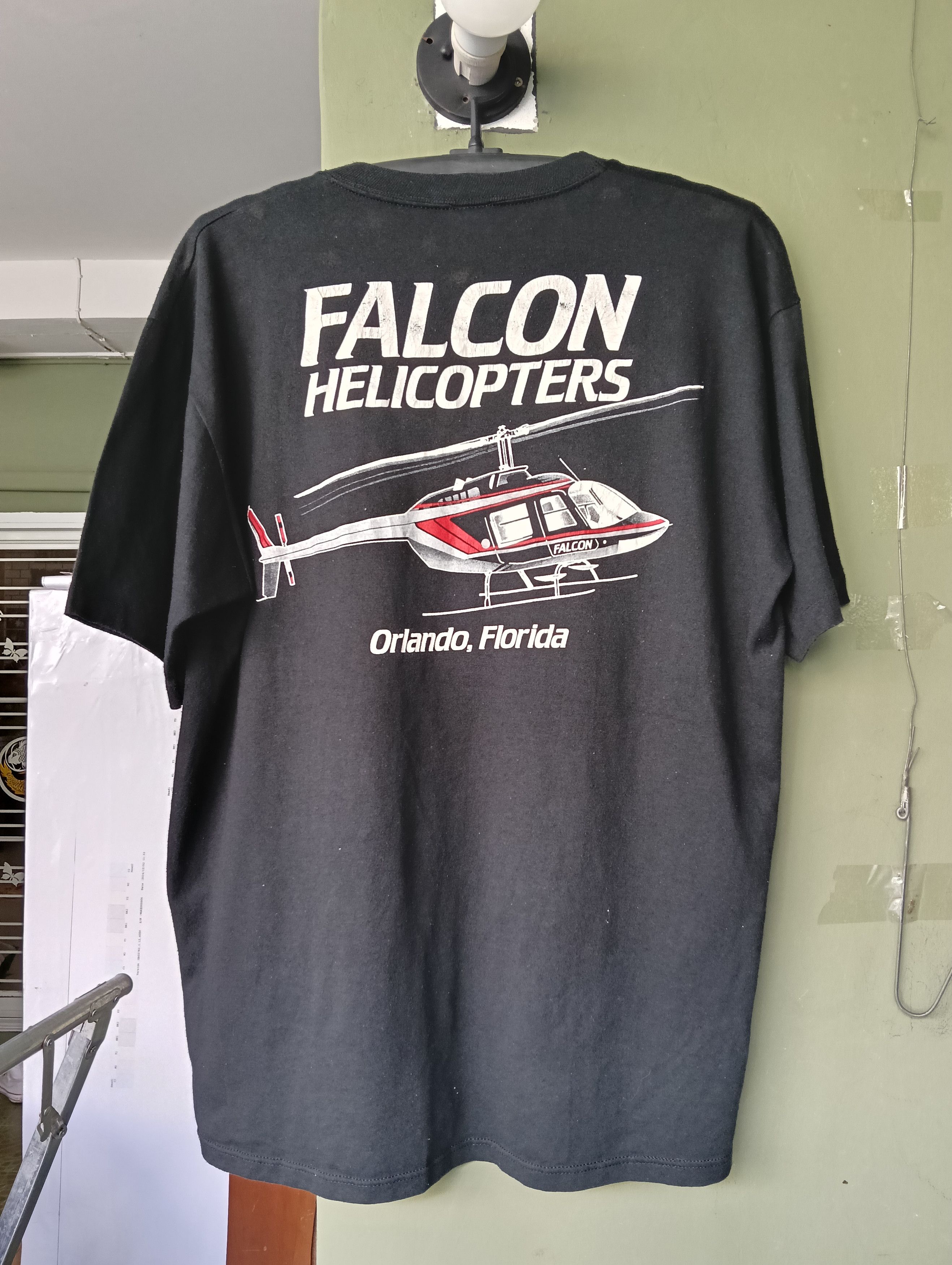 Vintage Falcon helicopters Orlando Florida vintage t shirt size XL. Size US XL / EU 56 / 4 - 1 Thumbnail