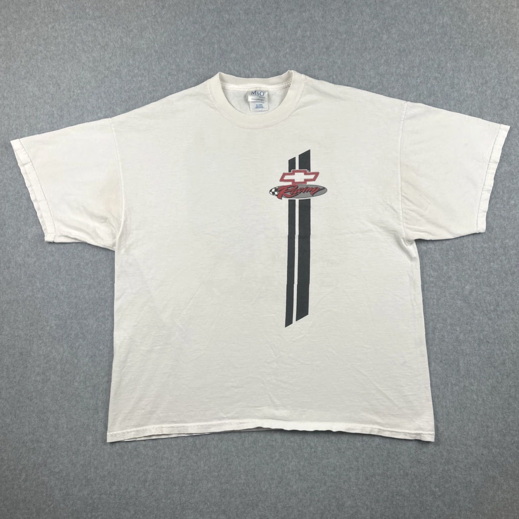 Doublet VINTAGE M&O KNITS Mens XXL White Shirt Chevrolet Racing Double-Sided Graphic Tee Size US XXL / EU 58 / 5 - 2 Thumbnail