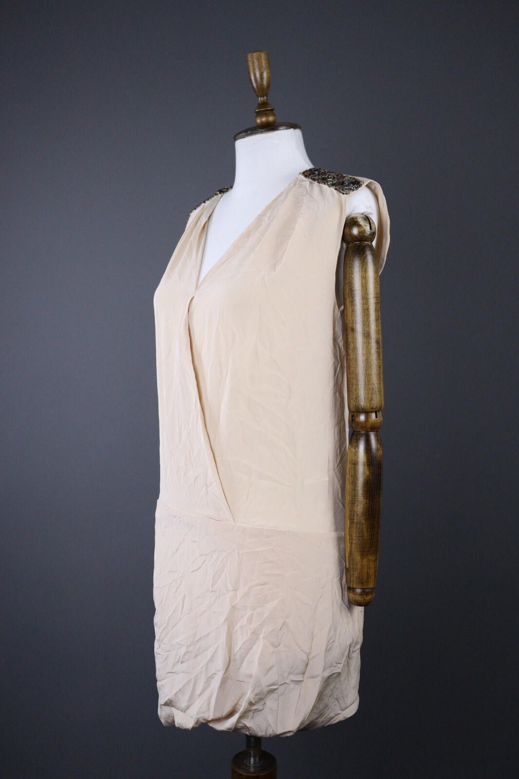 Other Maje Cream Ivory Summer Party Cocktail Dress Tunic Size 1 Size M / US 6-8 / IT 42-44 - 1 Thumbnail