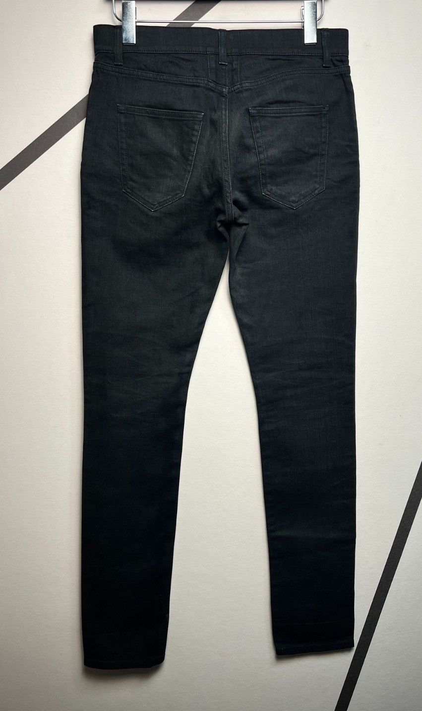 Yves Saint Laurent saint Laurent Black jeans with diagonal zippers jeans 2501- Size US 31 - 2 Thumbnail