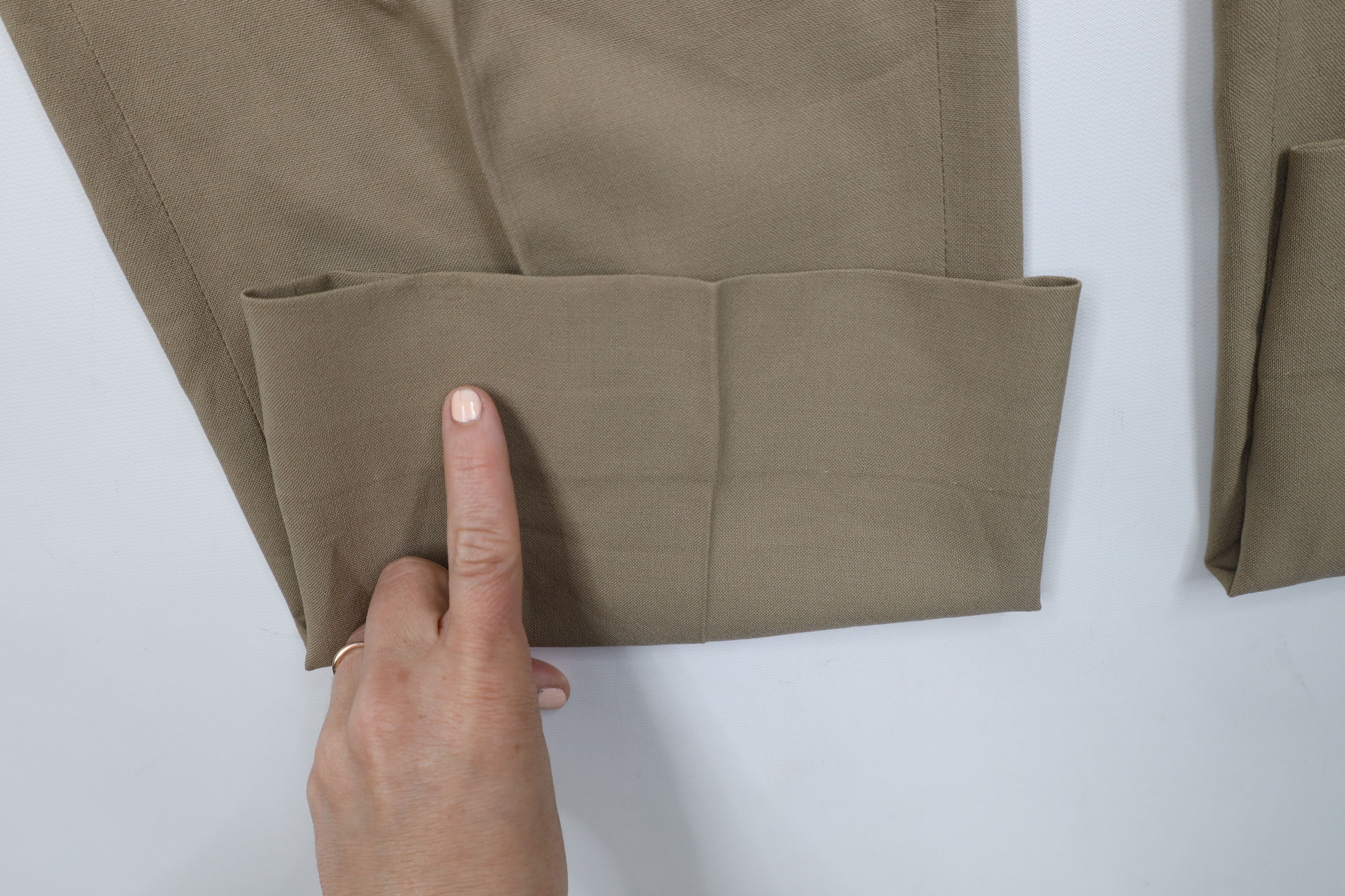 Vintage Vintage 50s Rockabilly Wide Leg Chino Pants Beige USA Size US 30 / EU 46 - 5 Thumbnail