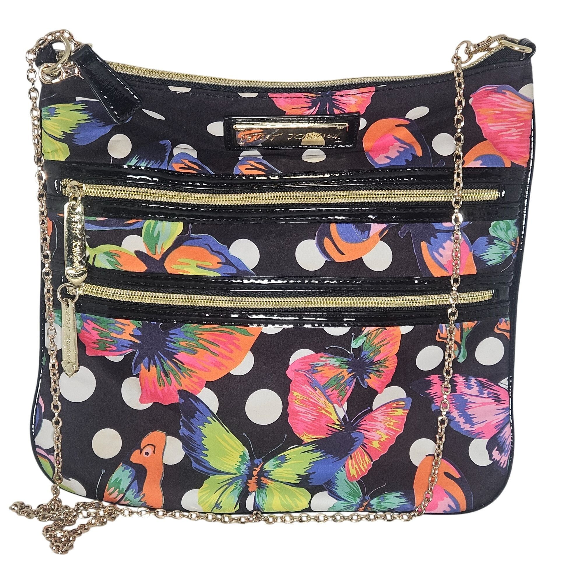 Betsey Johnson Betsey Johnson Butterfly Crossbody Bag Chain Strap Boho Dopa Size ONE SIZE - 3 Thumbnail