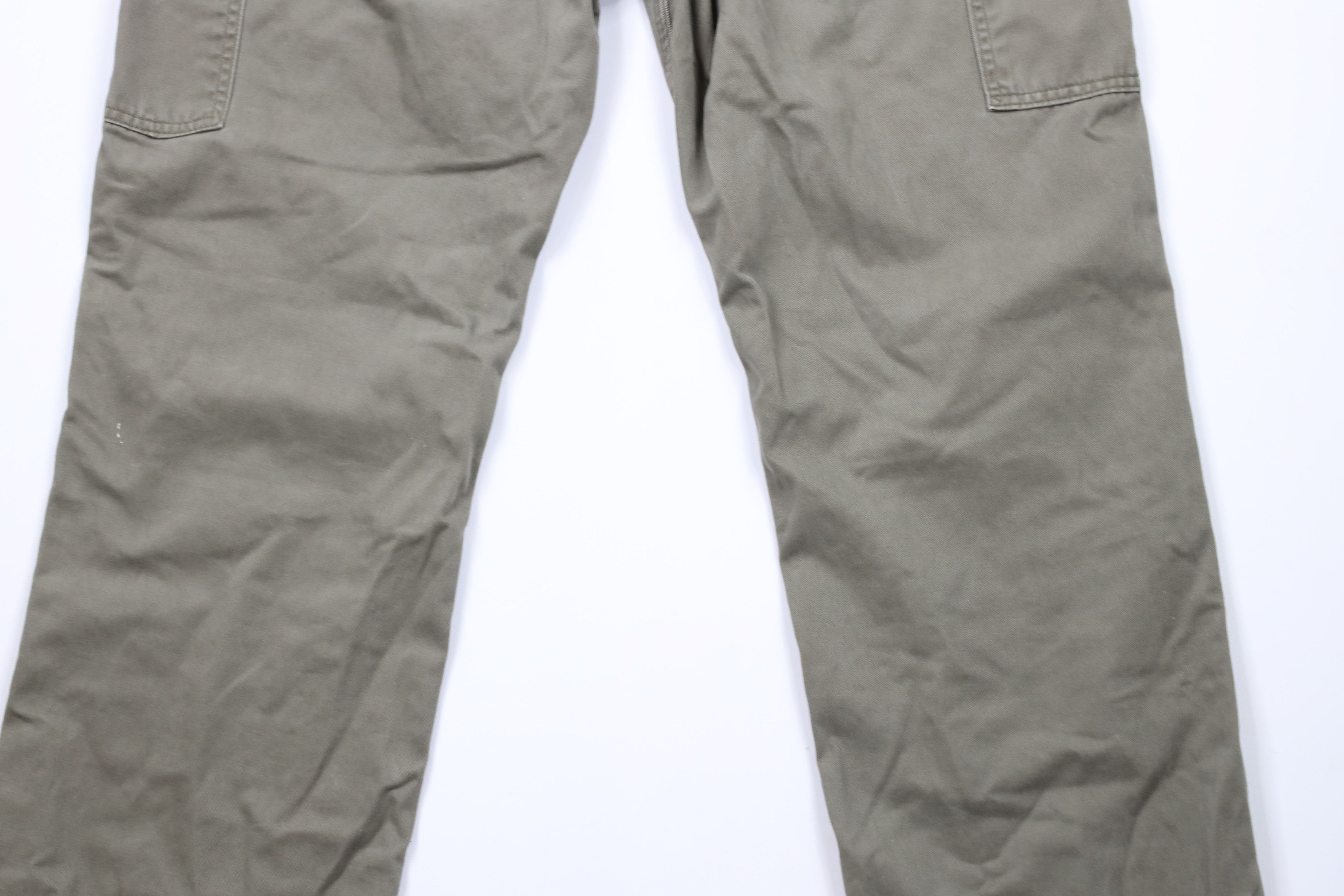 Carhartt × Vintage Vintage Carhartt Out Wide Leg Dungaree Carpenter Pants Green Size US 38 / EU 54 - 11 Thumbnail