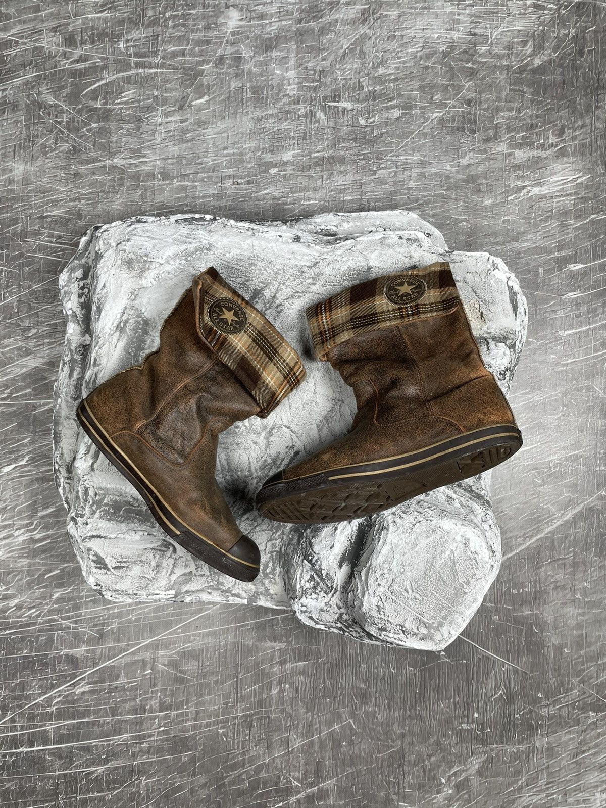 Converse Converse Leather Moto Wrestling High Boots Shoes Y2K Size US 10 / IT 40 - 2 Thumbnail