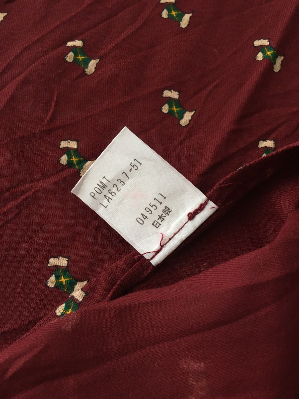 Polo Ralph Lauren Vintage Polo Ralph Lauren Atomic Dog Motif Polynosic Shirts Size US L / EU 52-54 / 3 - 15 Thumbnail