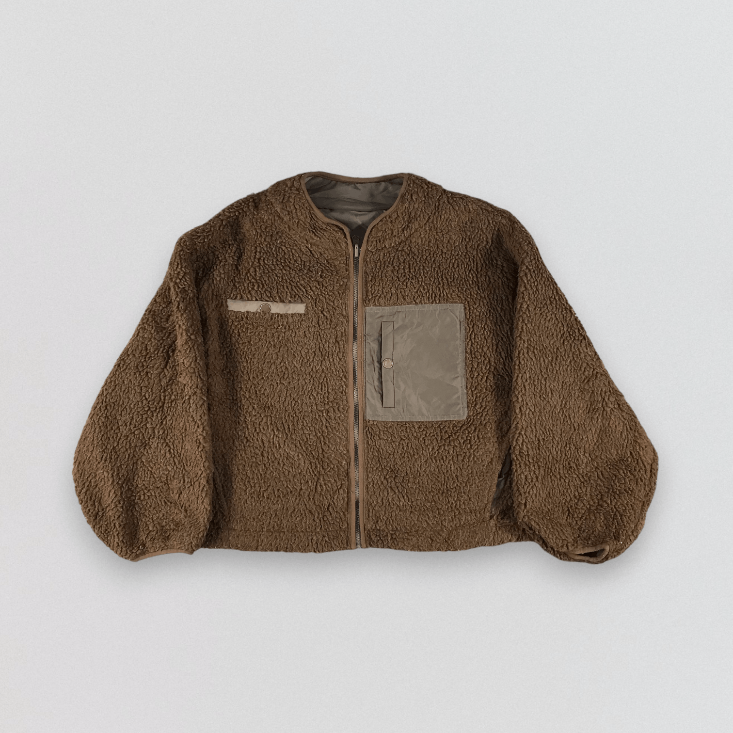 Ciaopanic Ciaopanic Brown Fleece Jacket Size S Size US S / EU 44-46 / 1 - 1 Thumbnail