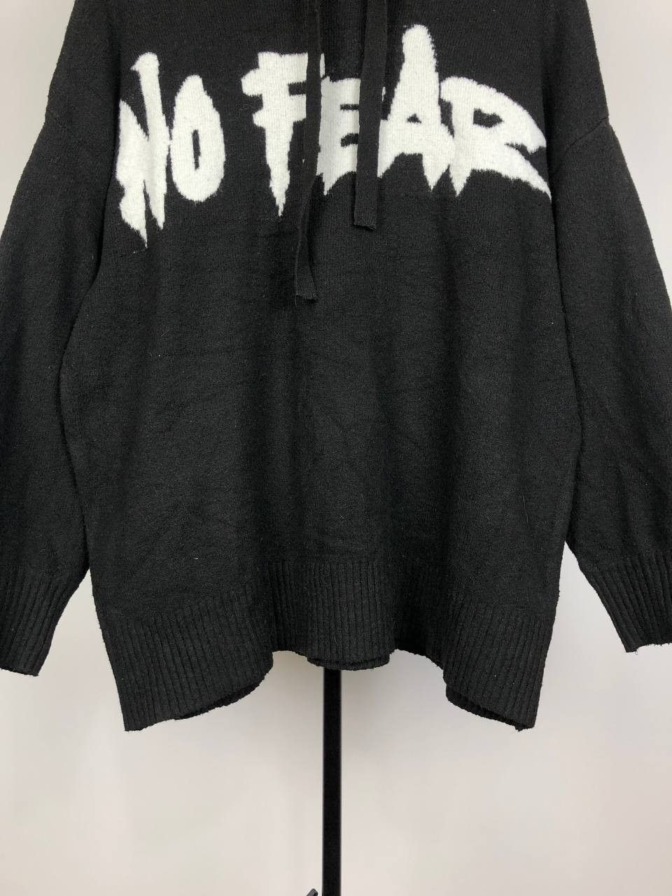 H&M No Fear x H&M Hoodie Oversized Black Size US S / EU 44-46 / 1 - 3 Thumbnail